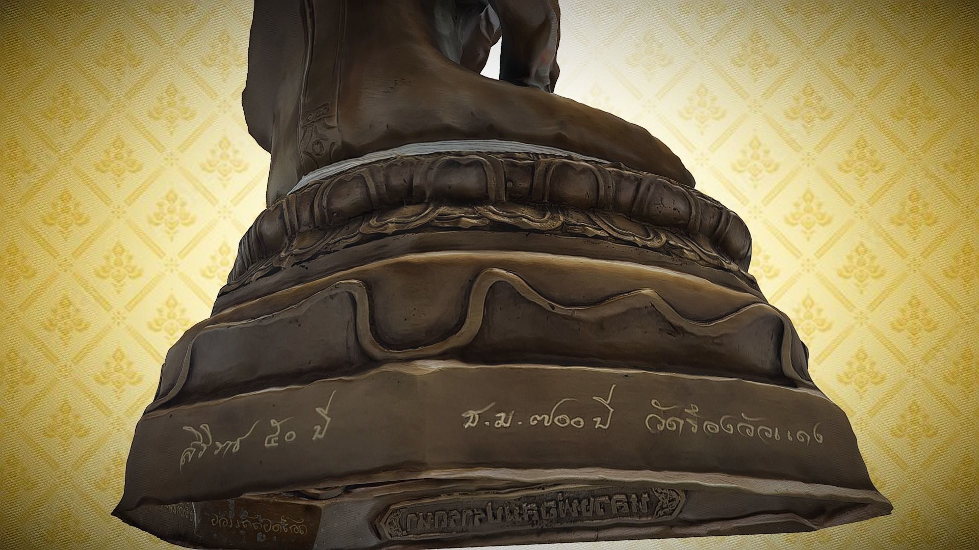 Buddha 9 Low-poly 3D model_8