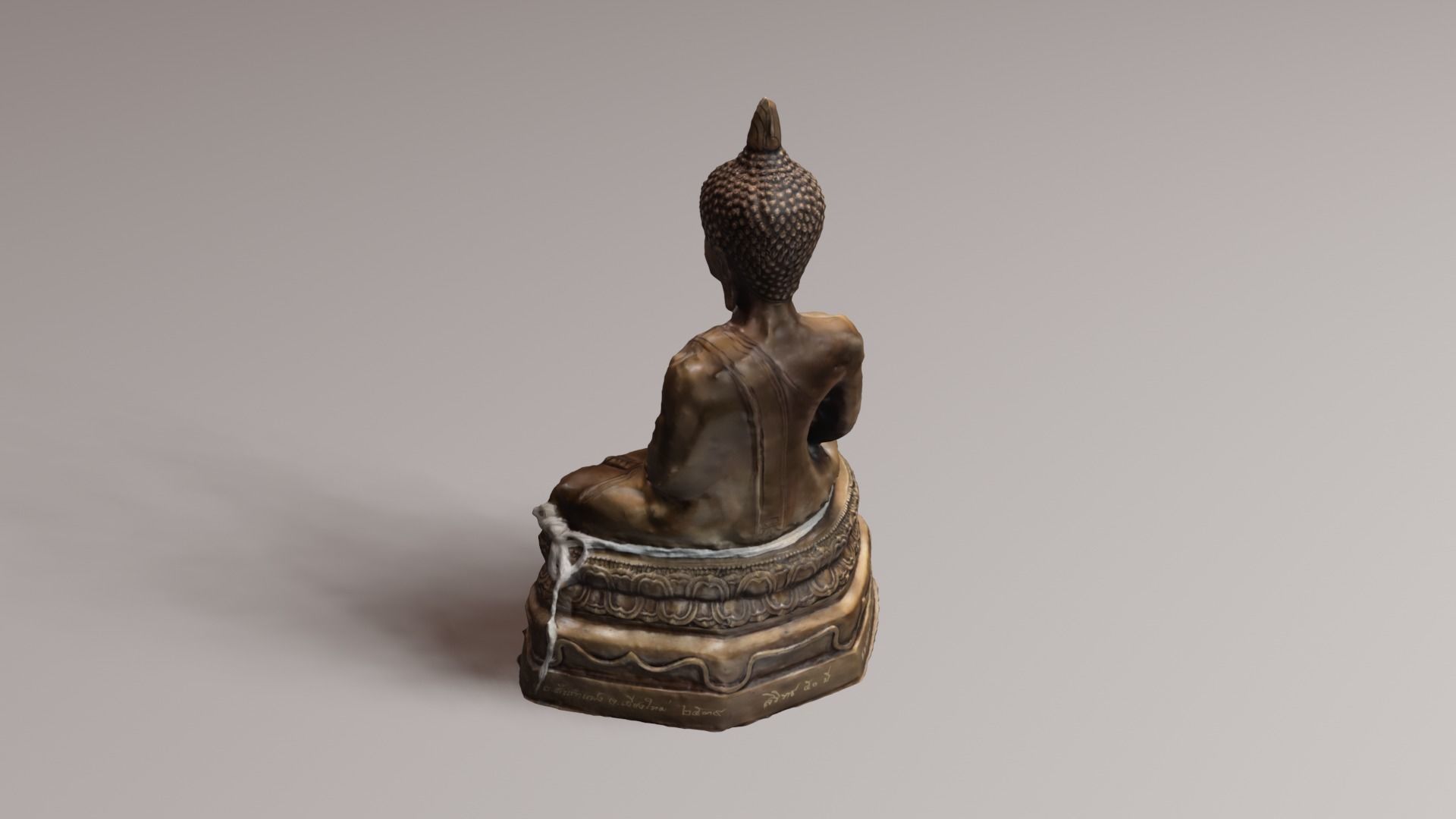 Buddha 9 Low-poly 3D model_24