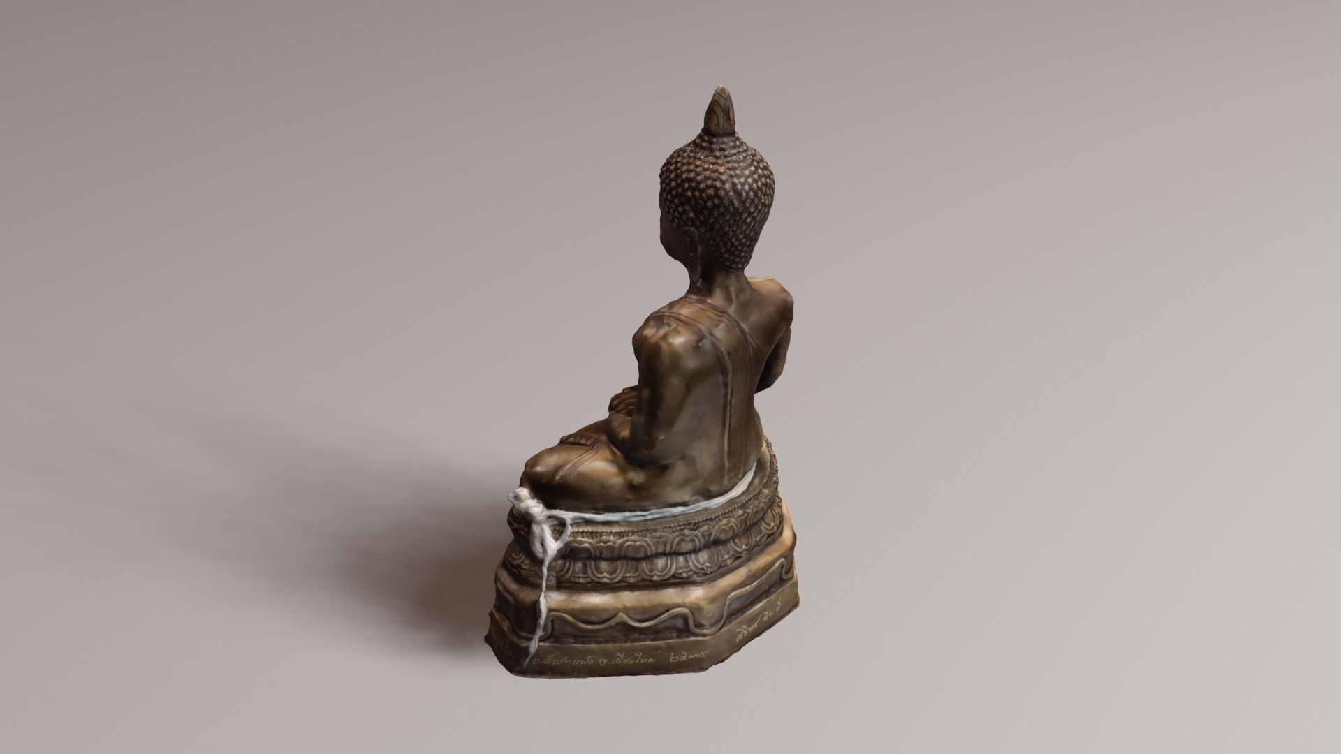 Buddha 9 Low-poly 3D model_25