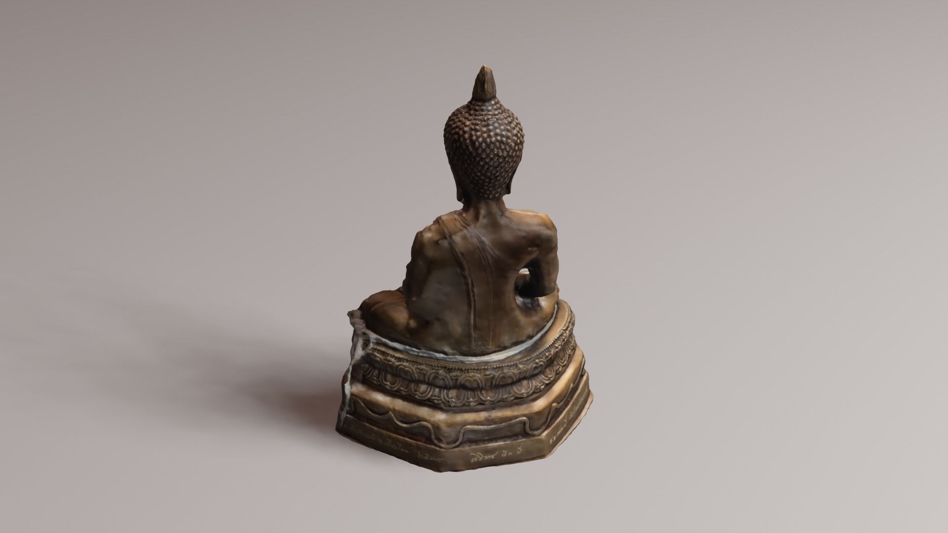 Buddha 9 Low-poly 3D model_23