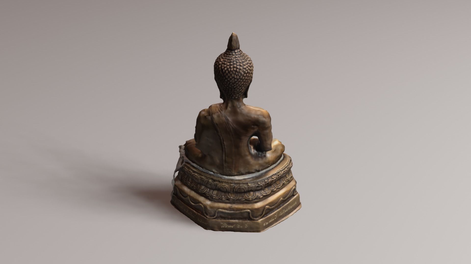Buddha 9 Low-poly 3D model_22