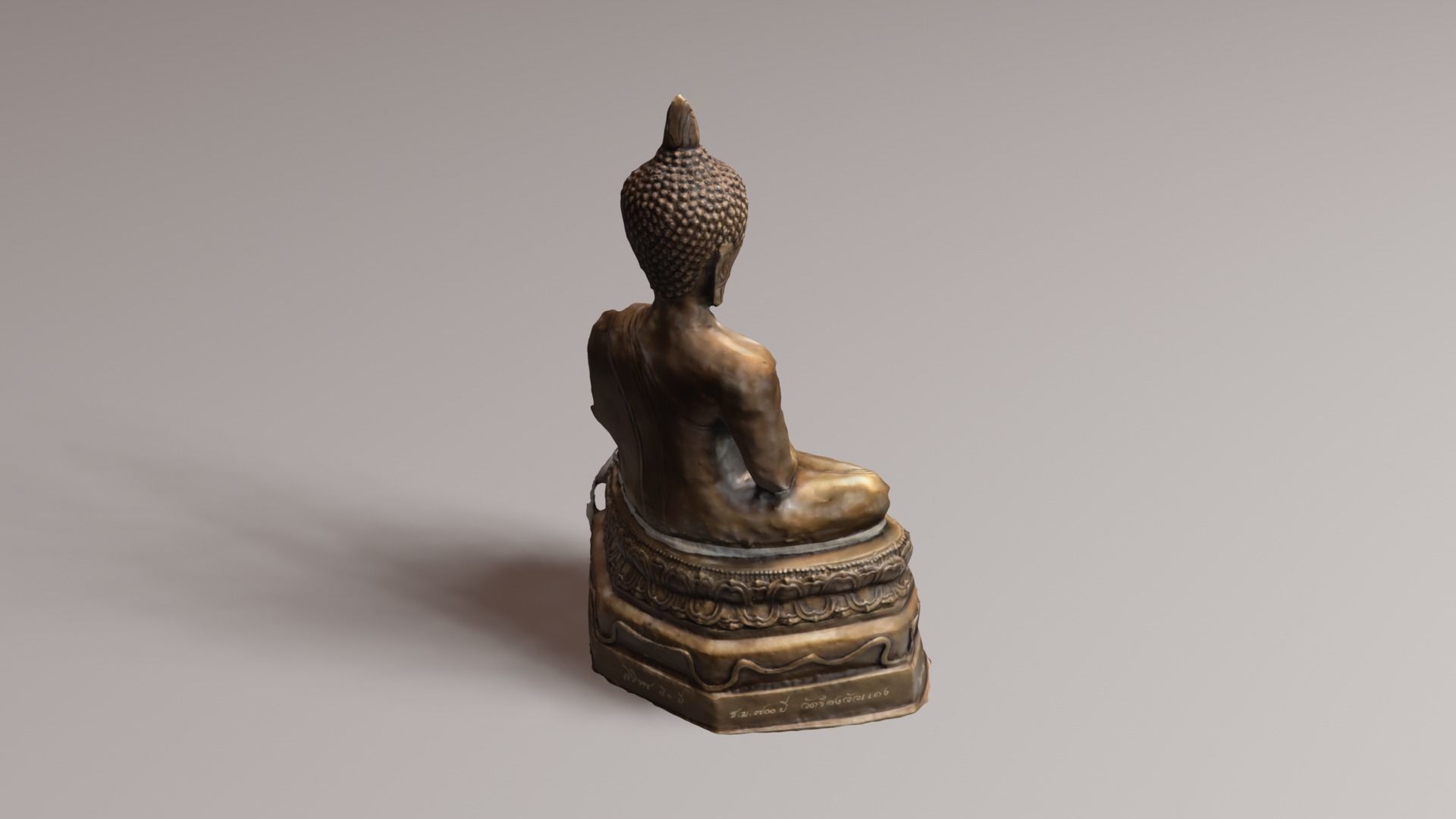 Buddha 9 Low-poly 3D model_20