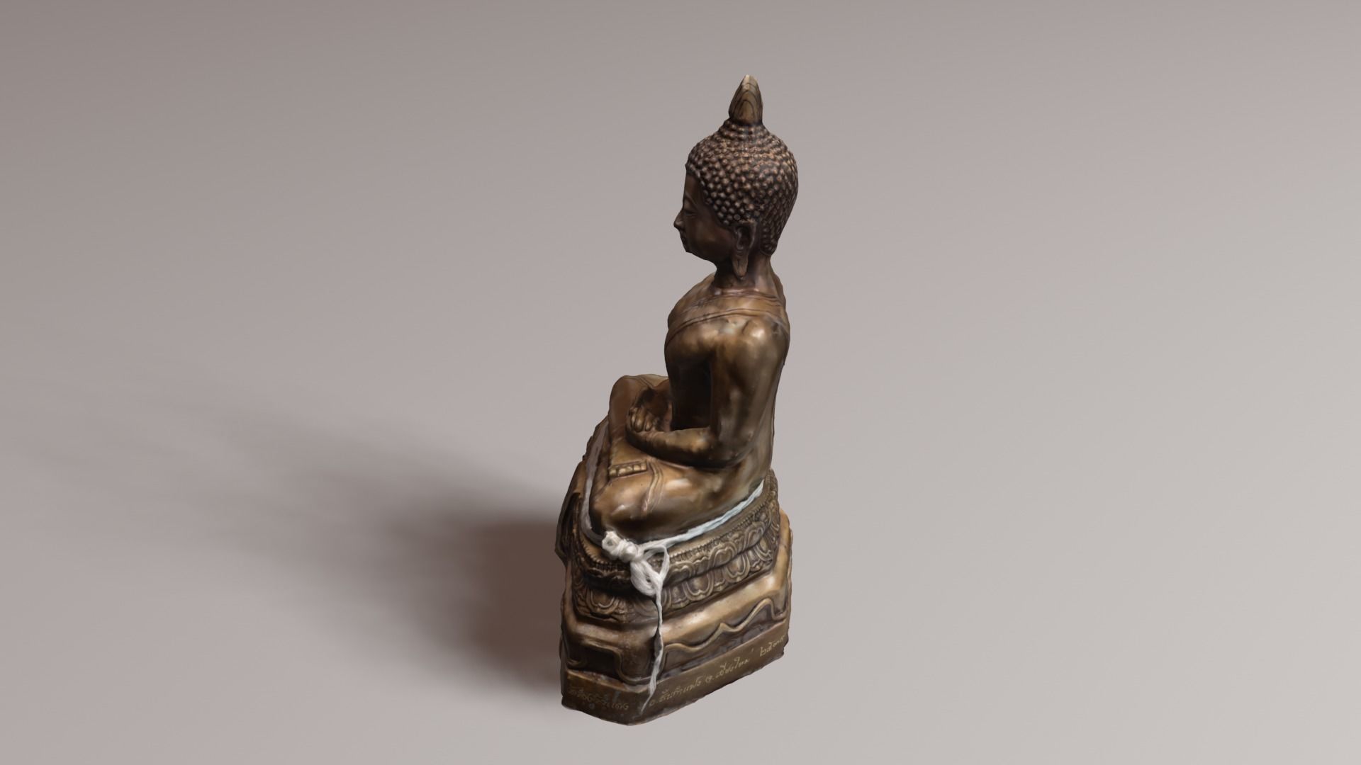 Buddha 9 Low-poly 3D model_27