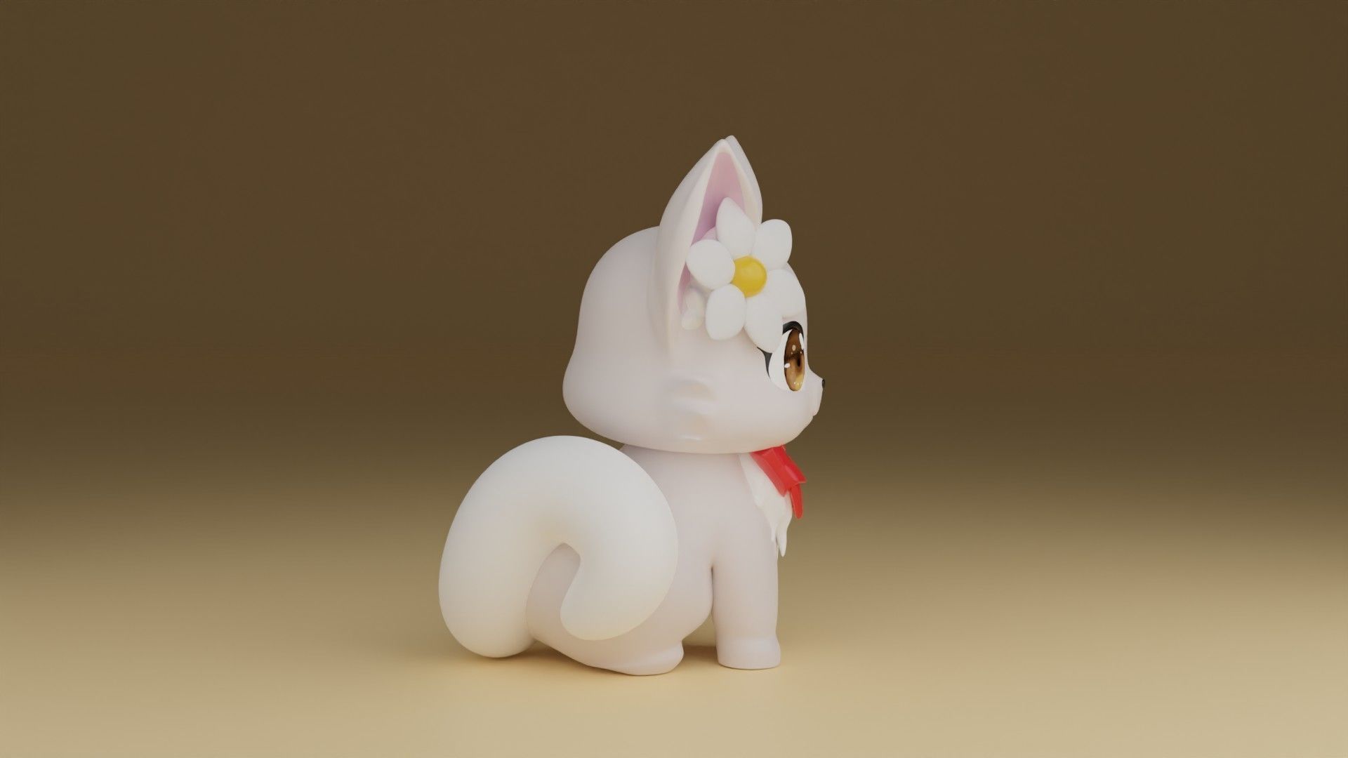 cute cat 3D print model_8
