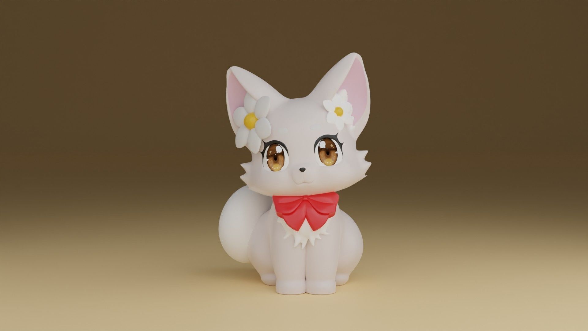 cute cat 3D print model_6
