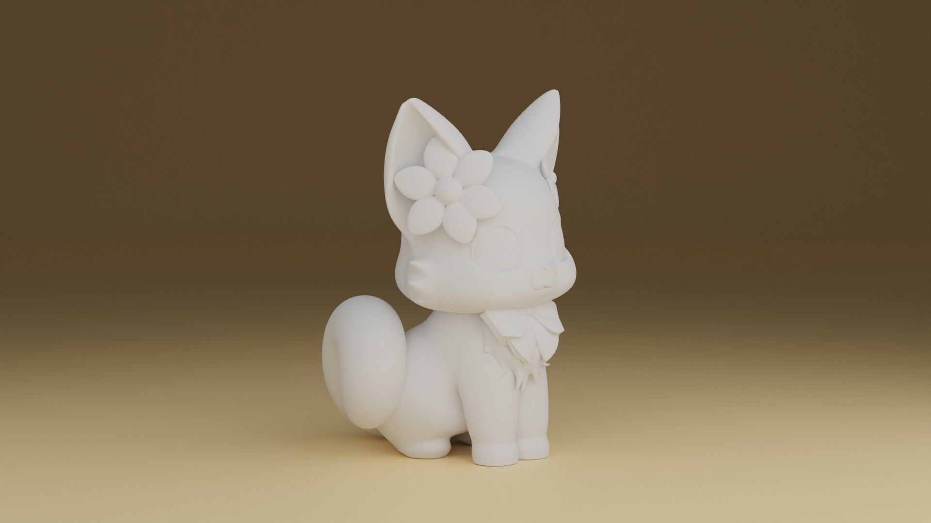 cute cat 3D print model_2