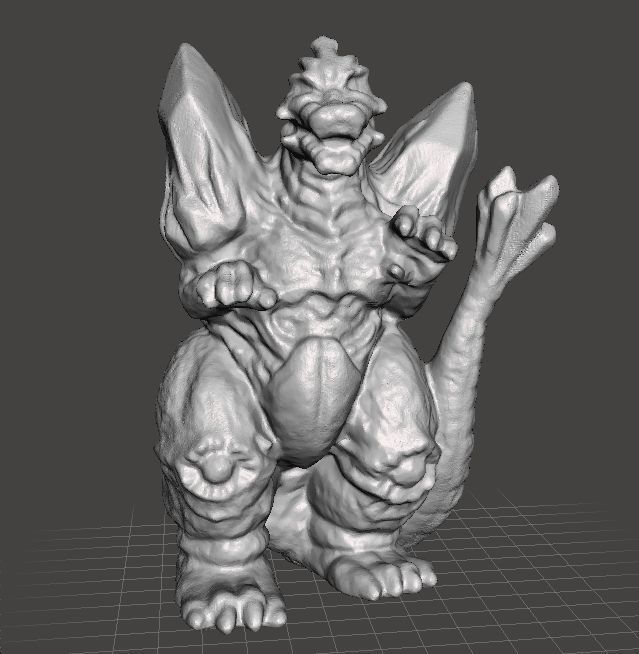 SPACE GODZILLA 1994 PVC GASHAPON TOY MONSTER KAIJU DND RPG 3D print model_5