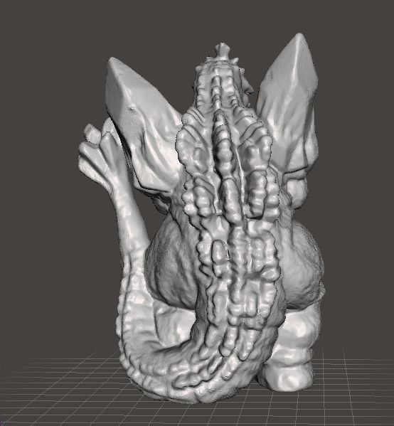 SPACE GODZILLA 1994 PVC GASHAPON TOY MONSTER KAIJU DND RPG 3D print model_2