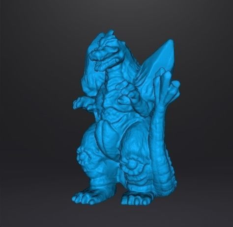 SPACE GODZILLA 1994 PVC GASHAPON TOY MONSTER KAIJU DND RPG 3D print model_8
