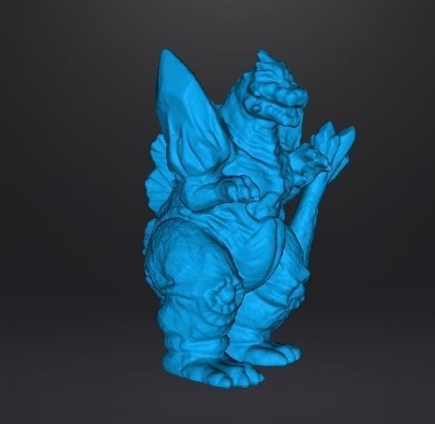 SPACE GODZILLA 1994 PVC GASHAPON TOY MONSTER KAIJU DND RPG 3D print model_9