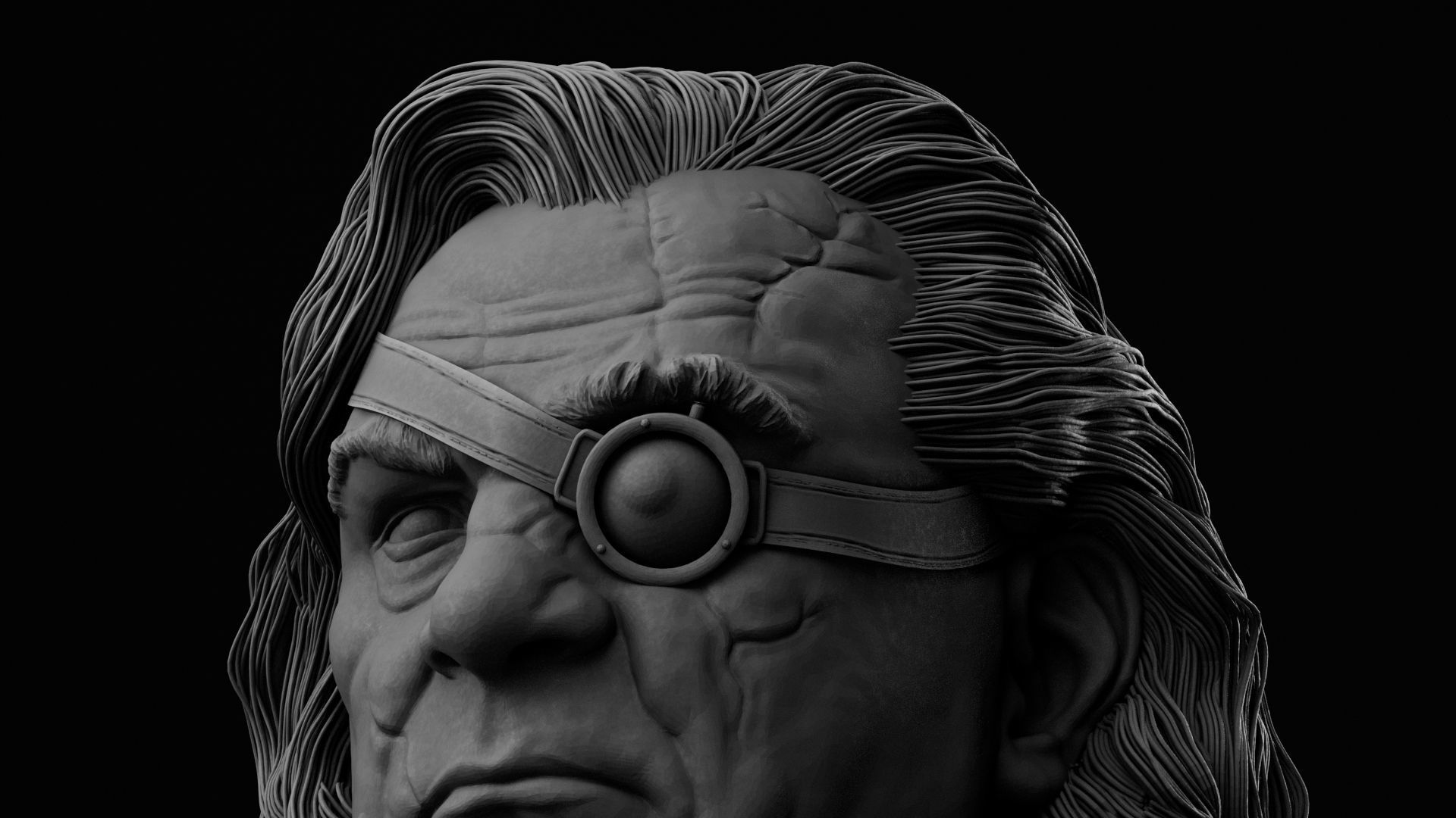 Brendan Gleeson - Alastor Moody - Harry Potter 3D print model_9