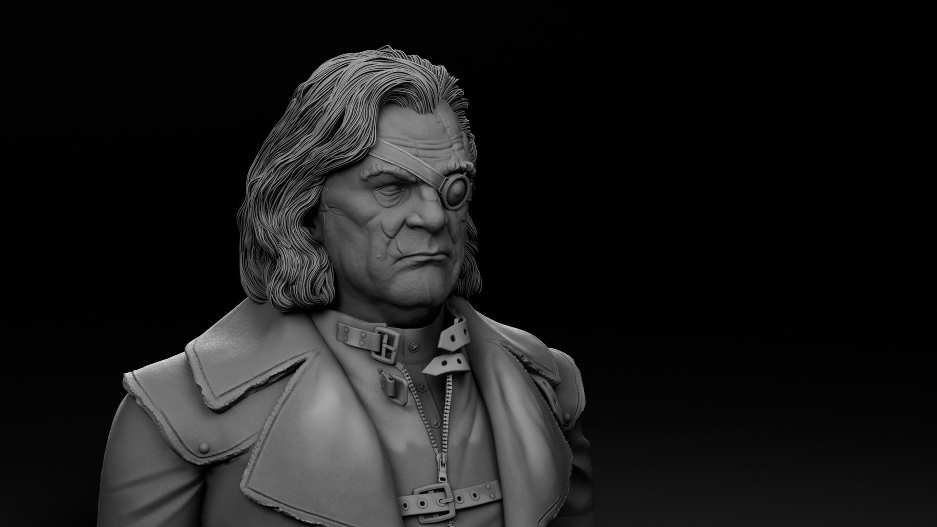 Brendan Gleeson - Alastor Moody - Harry Potter 3D print model_2