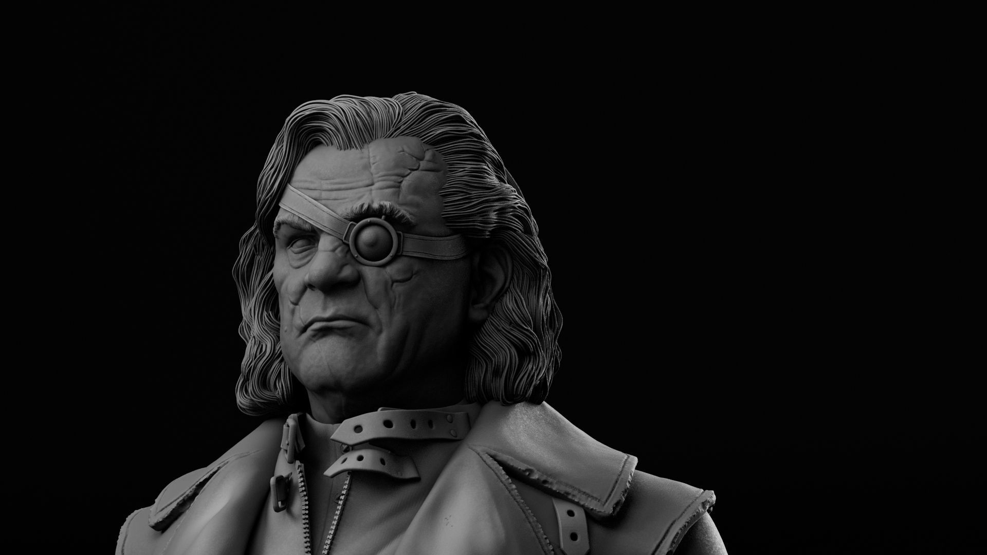 Brendan Gleeson - Alastor Moody - Harry Potter 3D print model_4