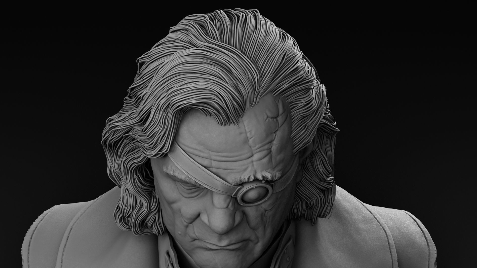 Brendan Gleeson - Alastor Moody - Harry Potter 3D print model_8