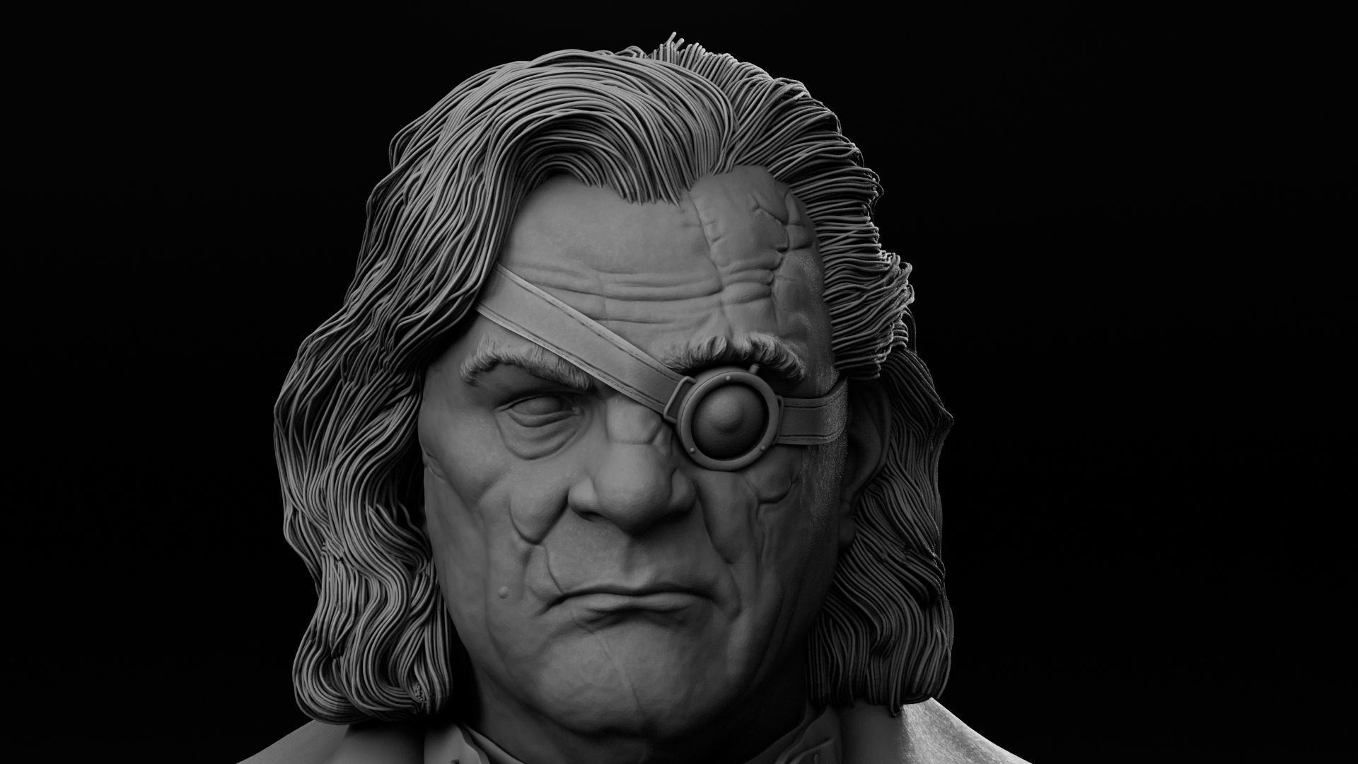 Brendan Gleeson - Alastor Moody - Harry Potter 3D print model_7