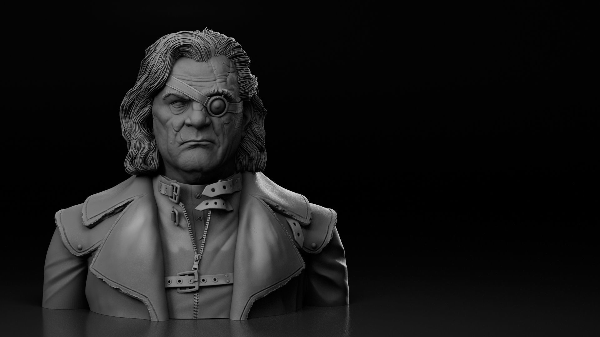 Brendan Gleeson - Alastor Moody - Harry Potter 3D print model_1