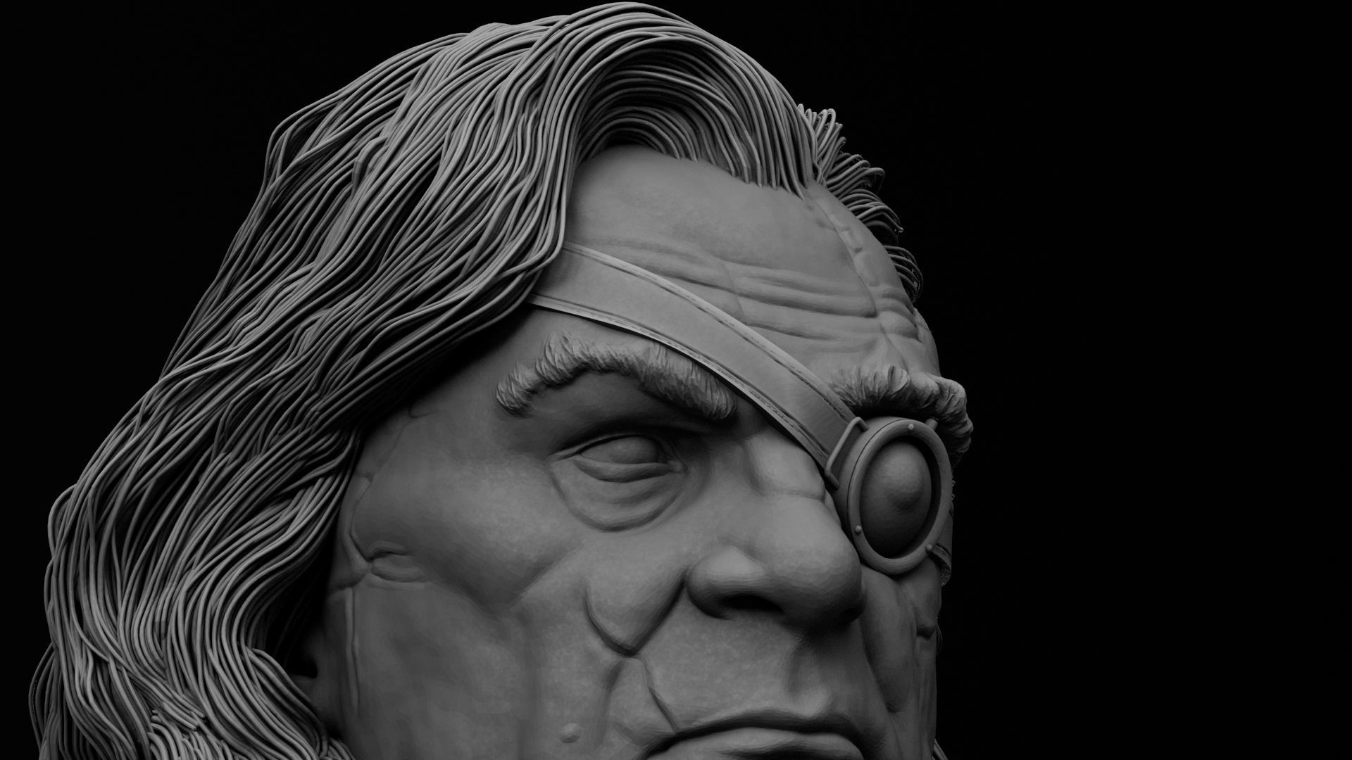 Brendan Gleeson - Alastor Moody - Harry Potter 3D print model_10