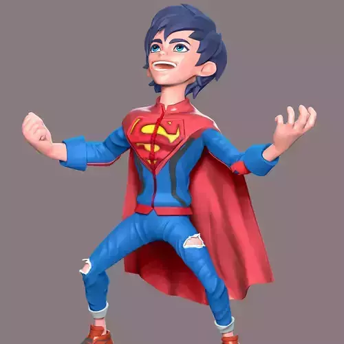 Super Boy Fan Art  3D print model