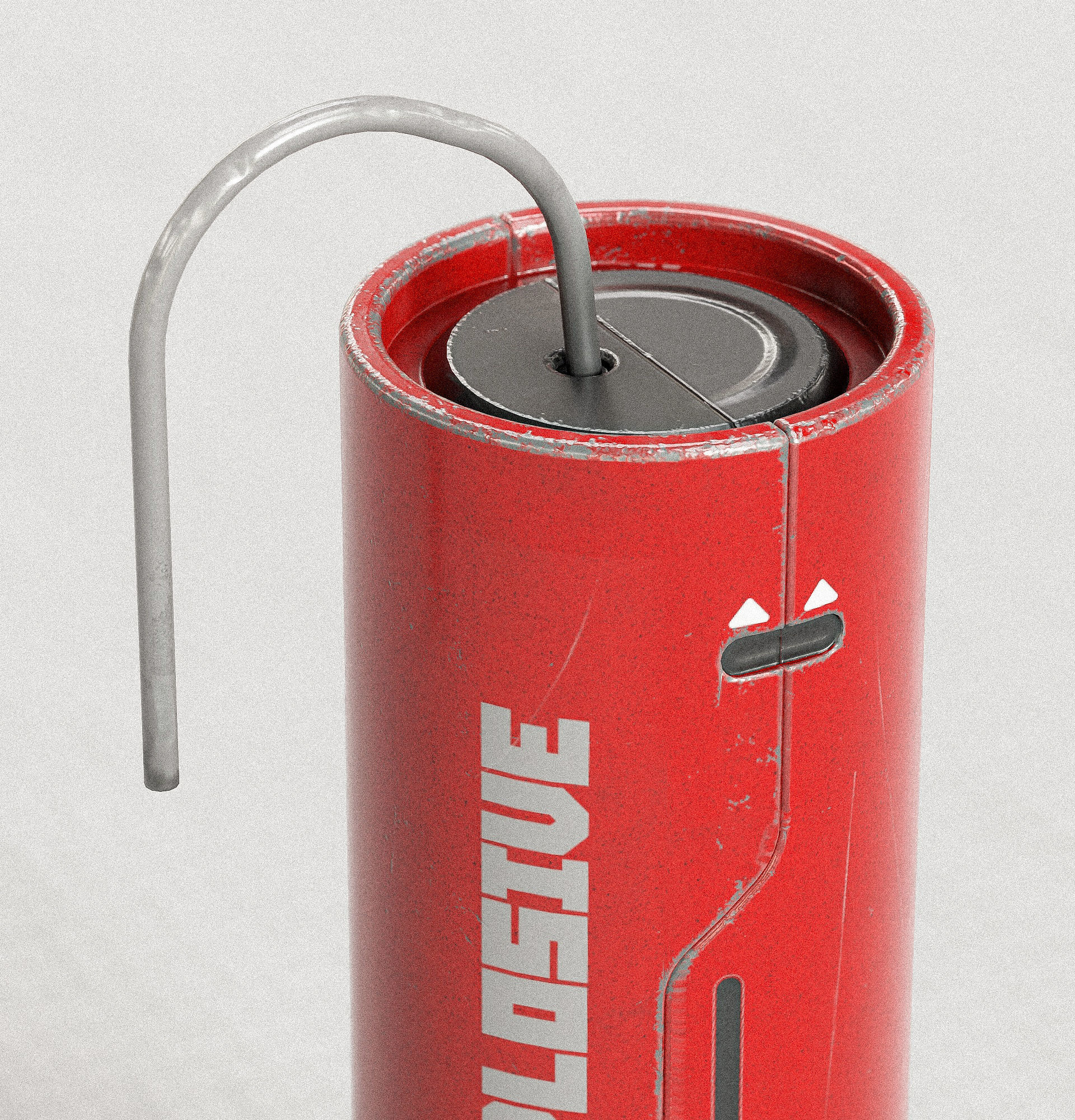 Sci-fi Bombs PBR Low-poly 3D model_5