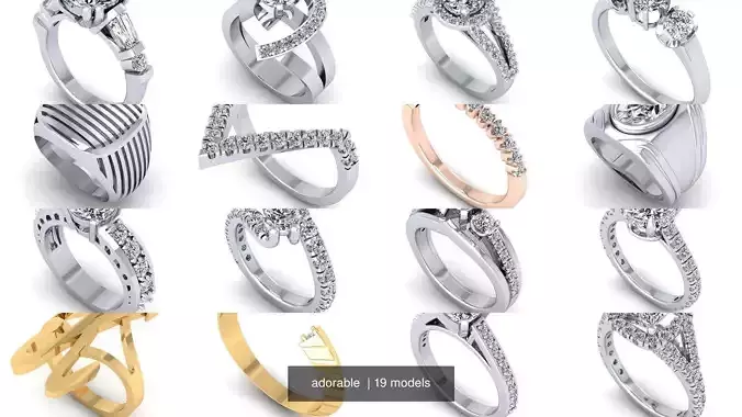adorable  3D Model Collection