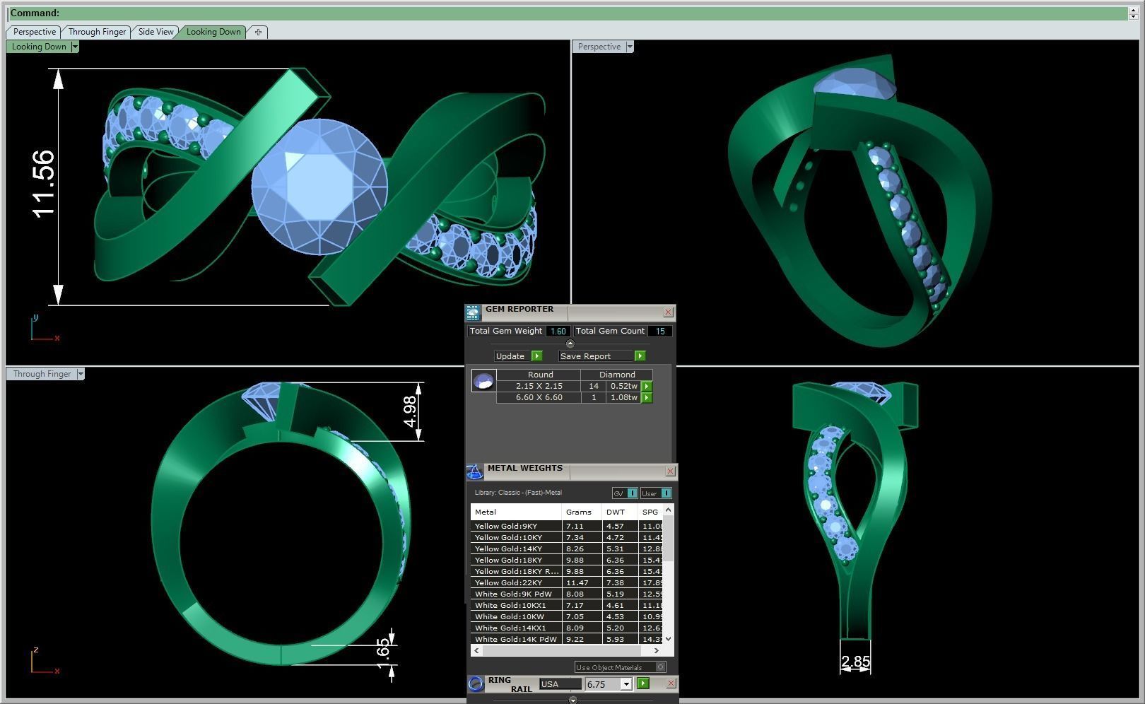 3D CAD NJ-1091-Ring 3D print model_2