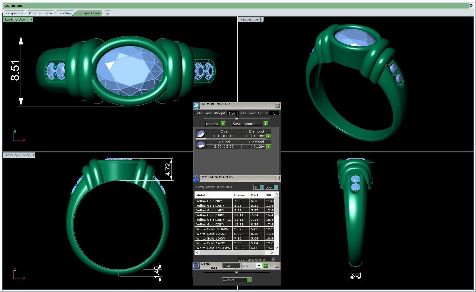 3D CAD NJ-1071-Ring 3D print model_2