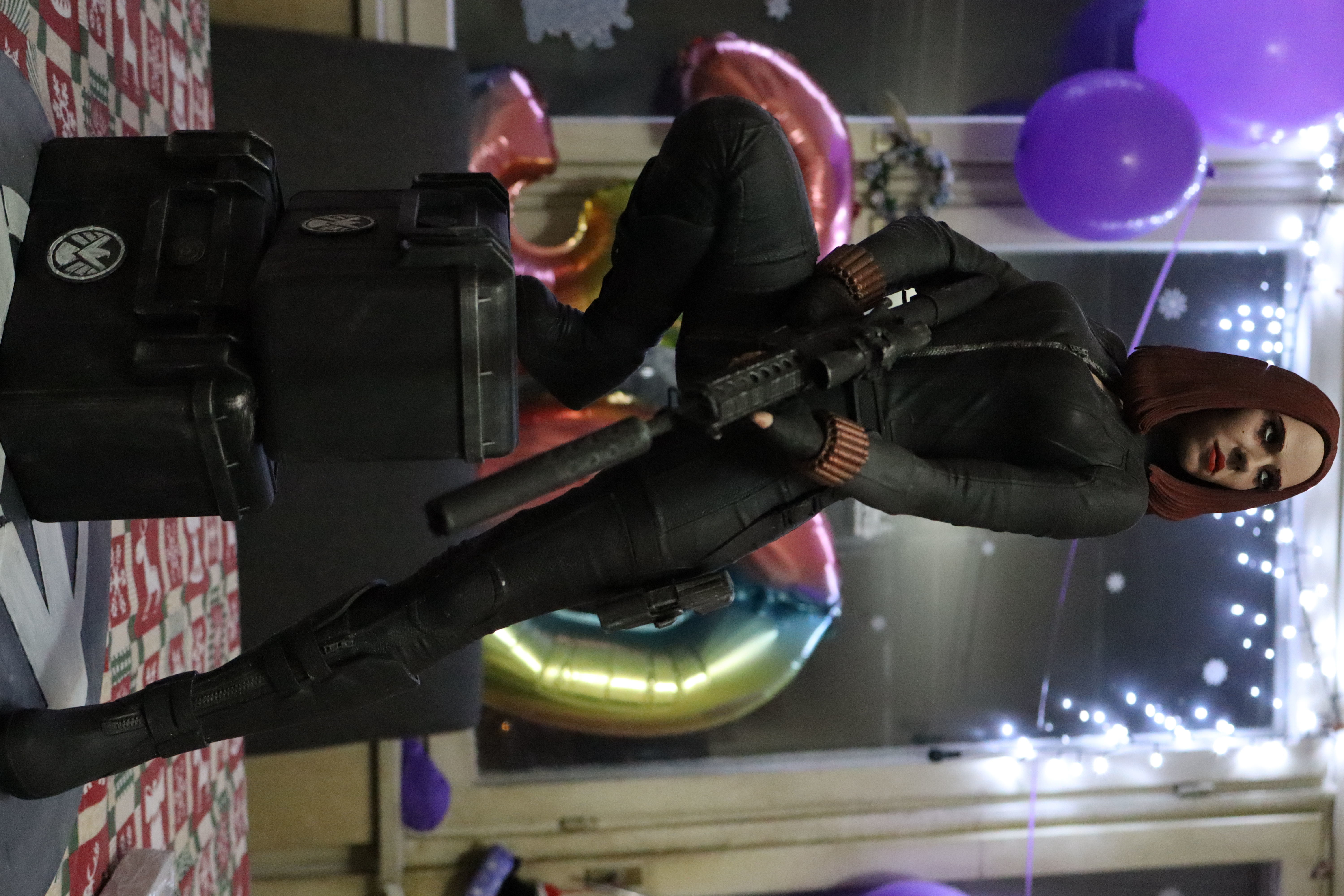 Black Widow Statue 3D print model_28