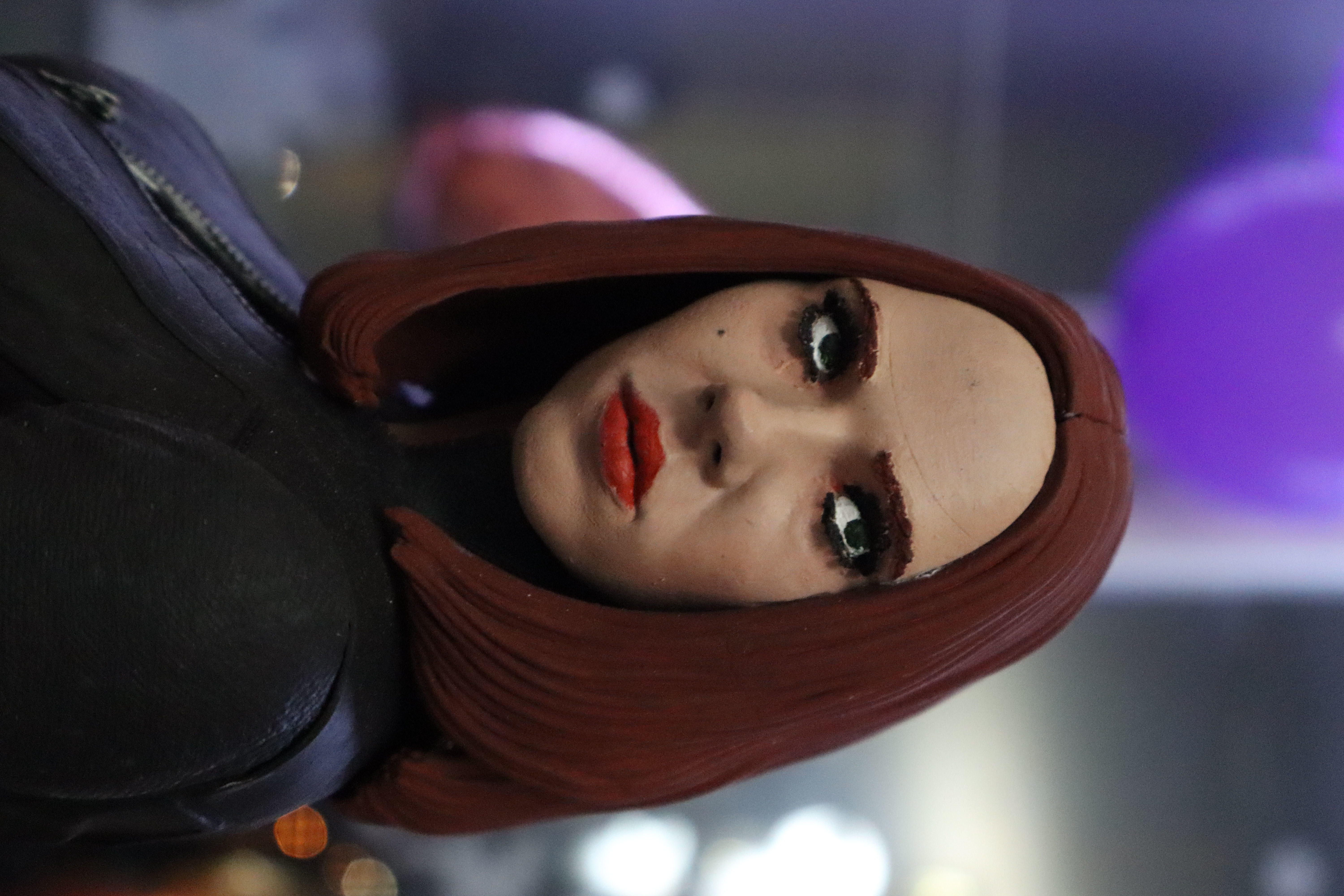 Black Widow Statue 3D print model_31