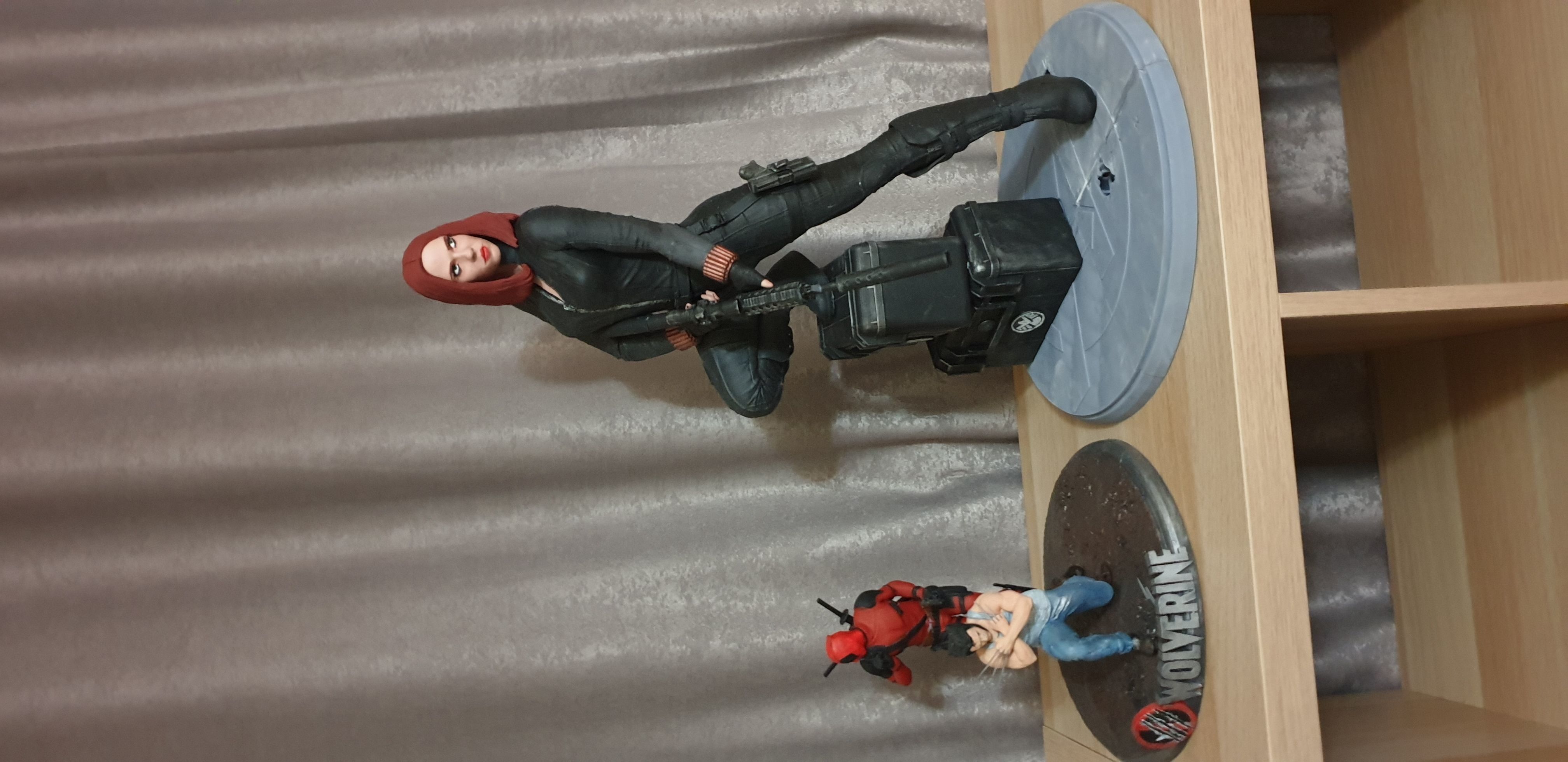 Black Widow Statue 3D print model_24