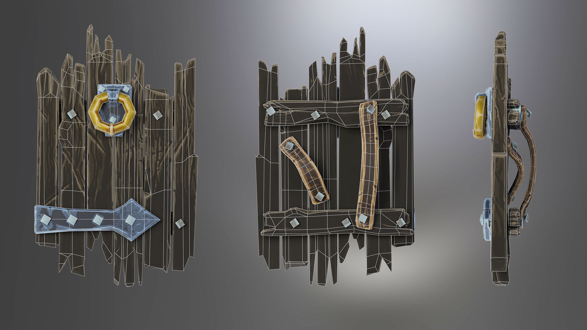 Animated Low Poly Game Ready Skeleton Pack Recruit Warrior Boss 3D Model Collection_38