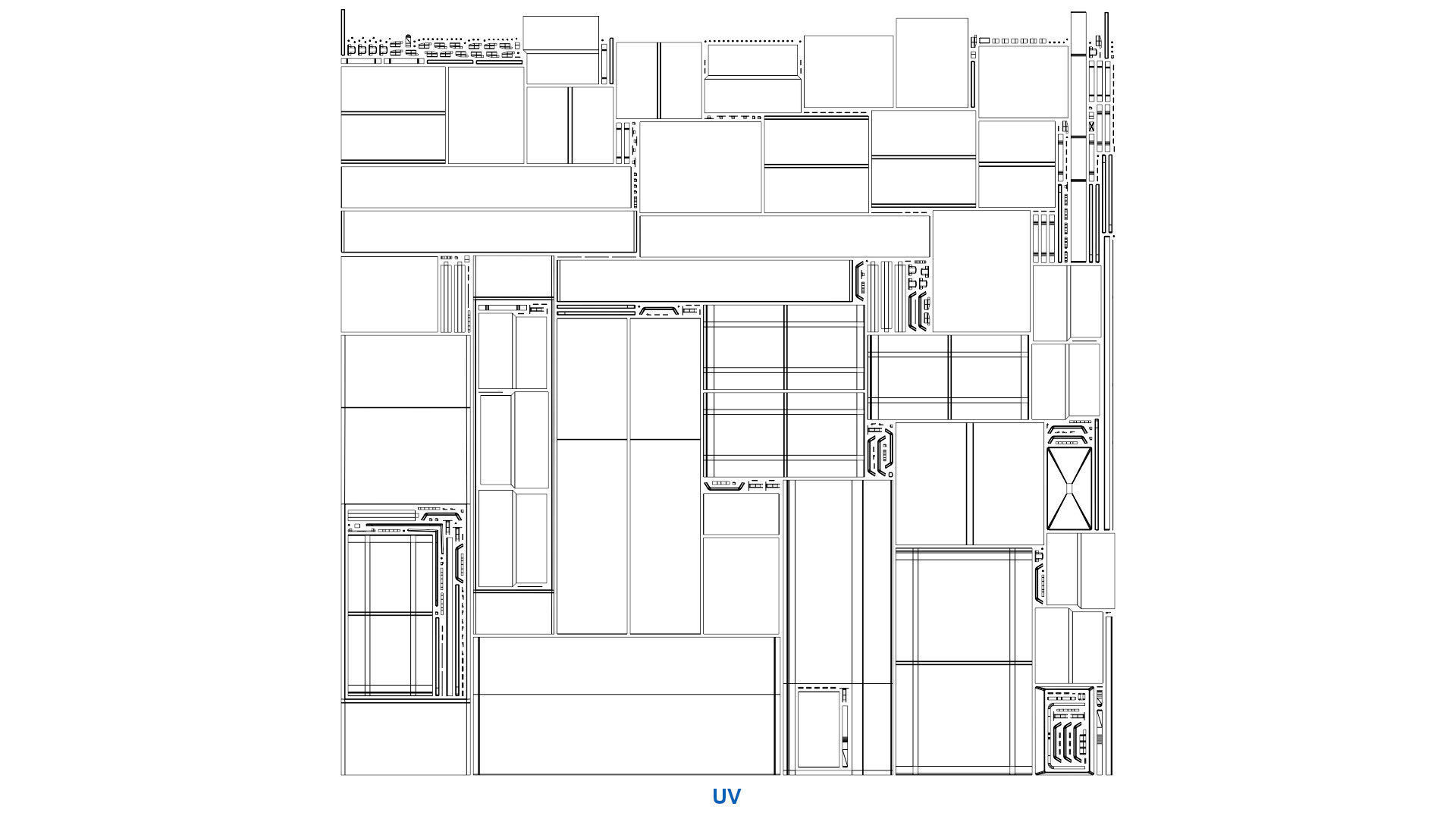 Hospital Wall Cabinet 1B Low-poly 3D model_13