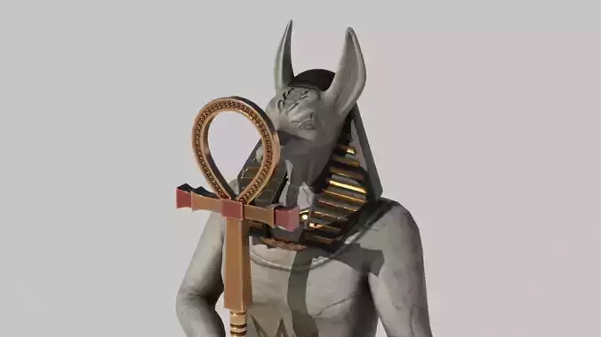 OB 02 Egyptian Necromancer Kit - 05 Ushabti Low-poly 3D model