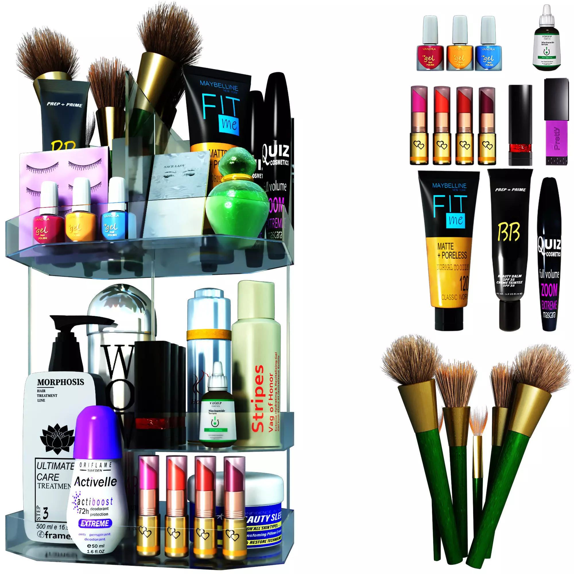 cosmetics 3D model