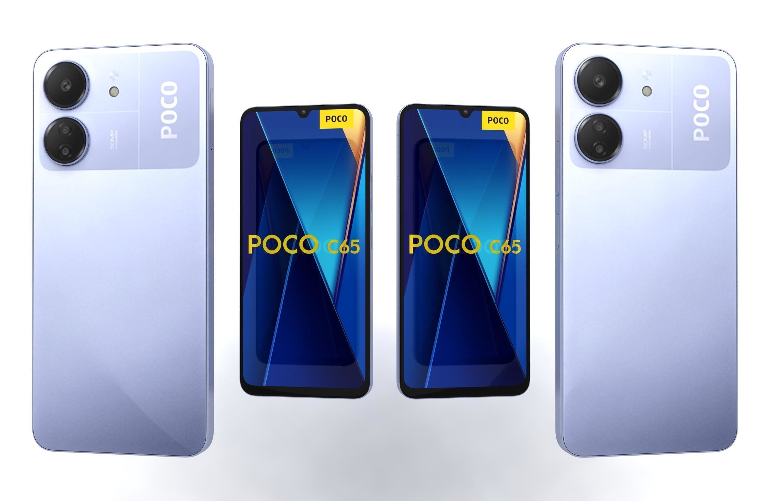 Xiaomi Poco C65 Purple 3D model_7