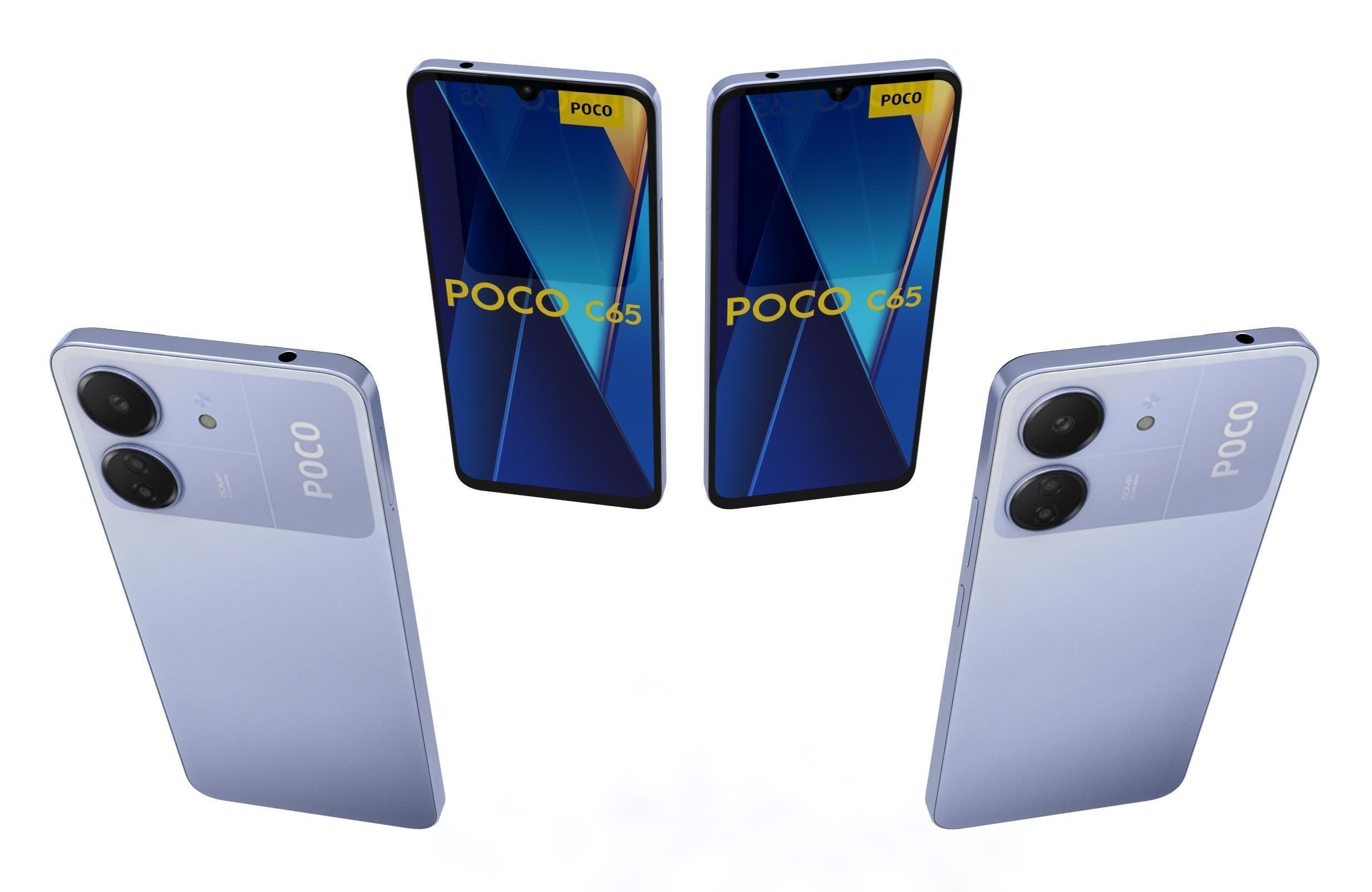 Xiaomi Poco C65 Purple 3D model_4