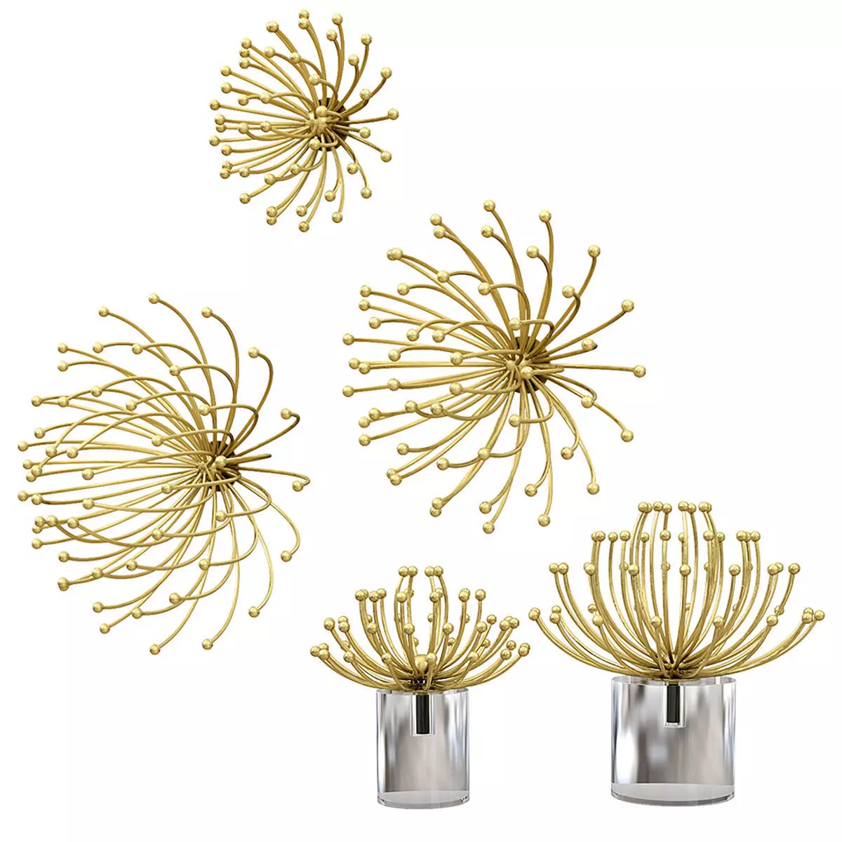 Uttermost AGA METAL WALL DECOR 3D model_0