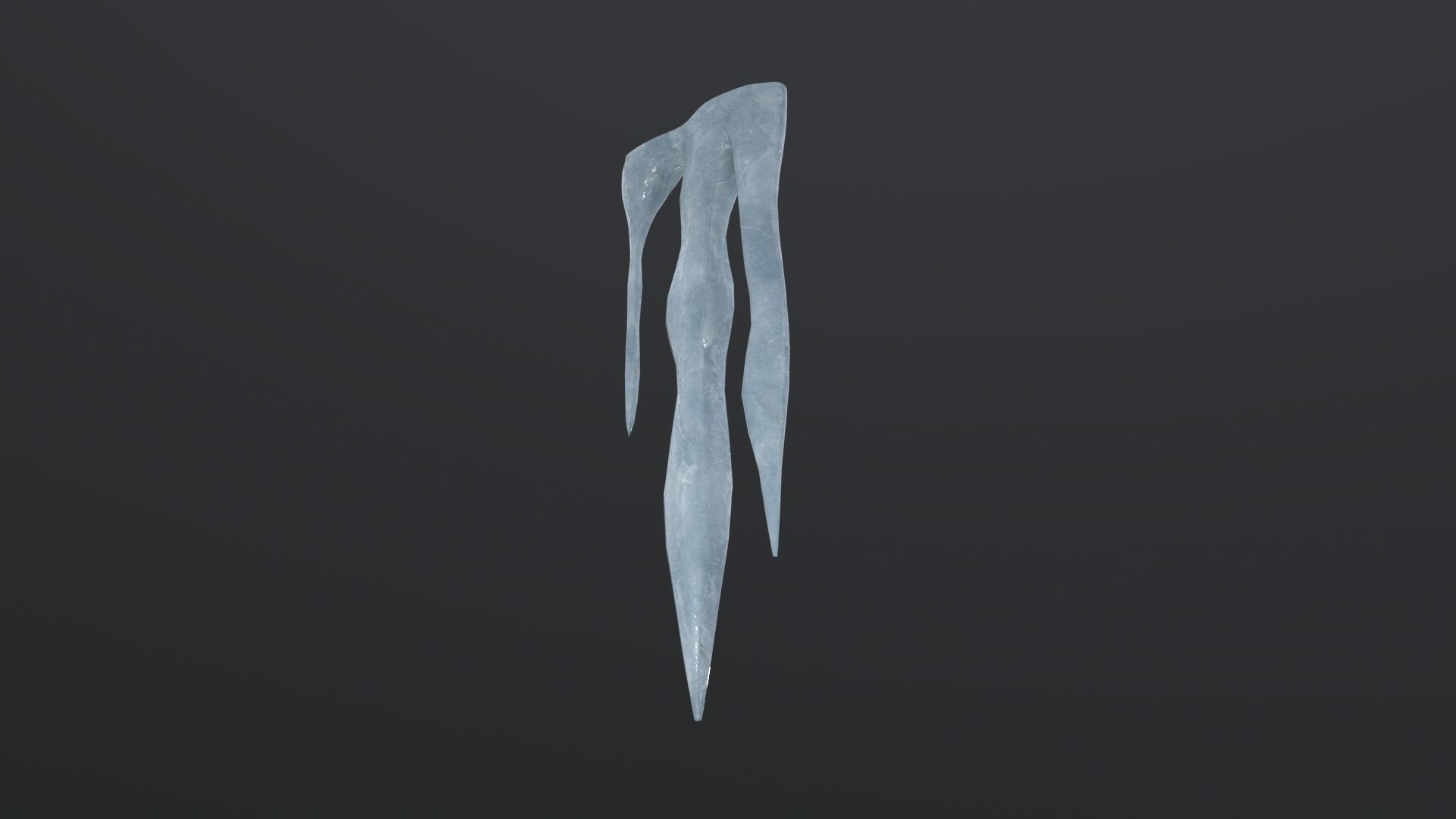 Icicle 3D Model Low-poly 3D model_6