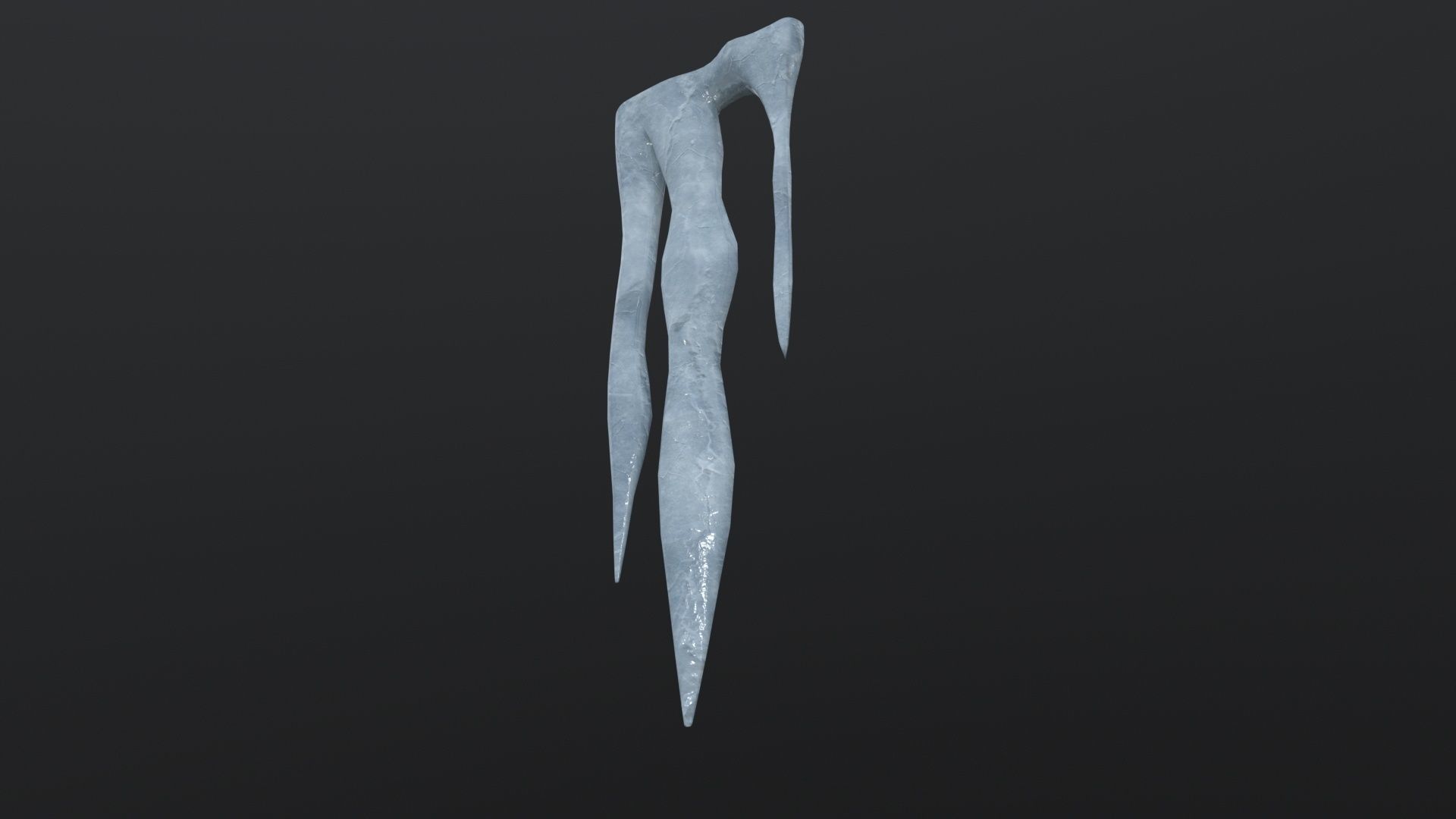 Icicle 3D Model Low-poly 3D model_4