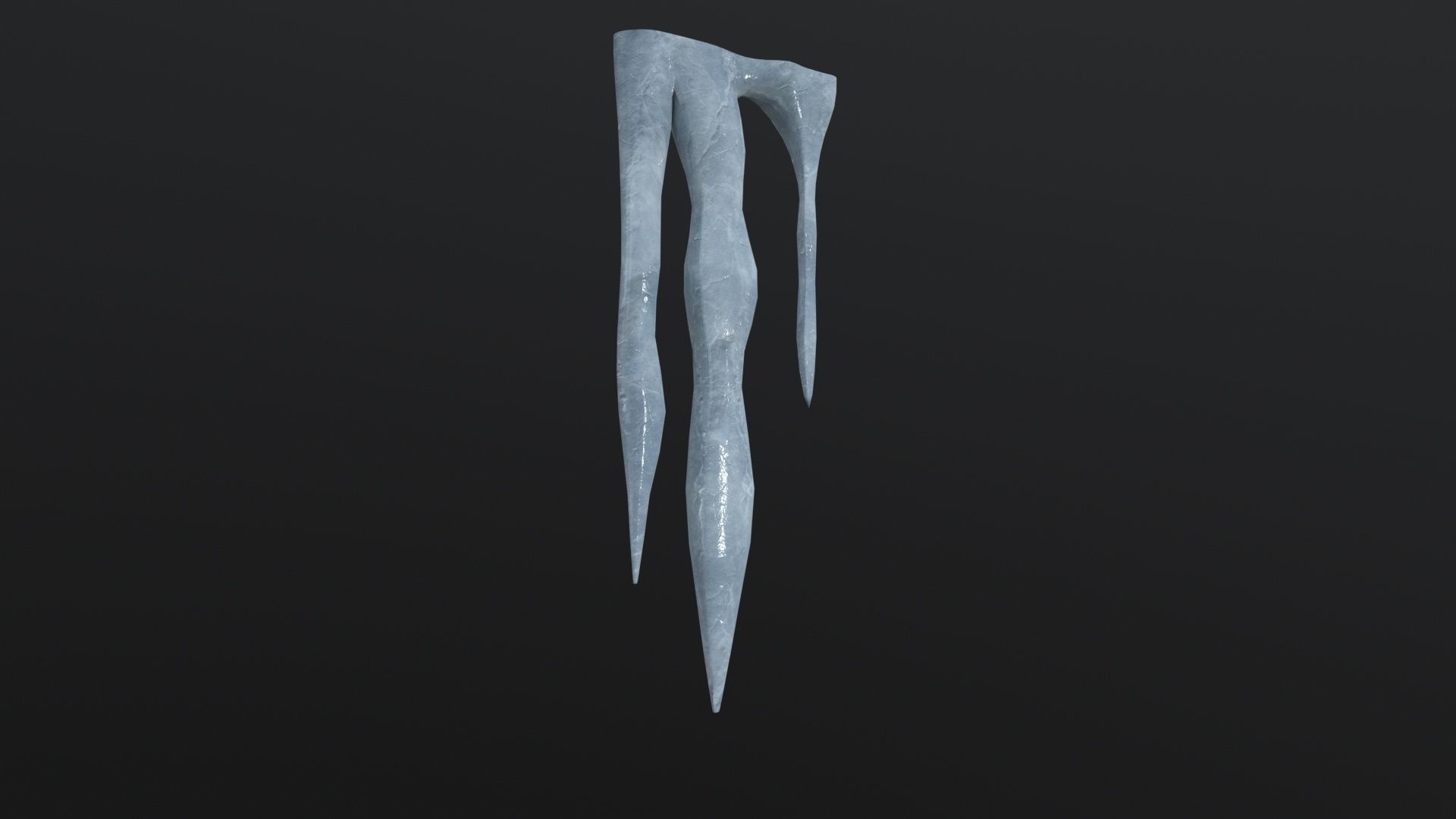 Icicle 3D Model Low-poly 3D model_2