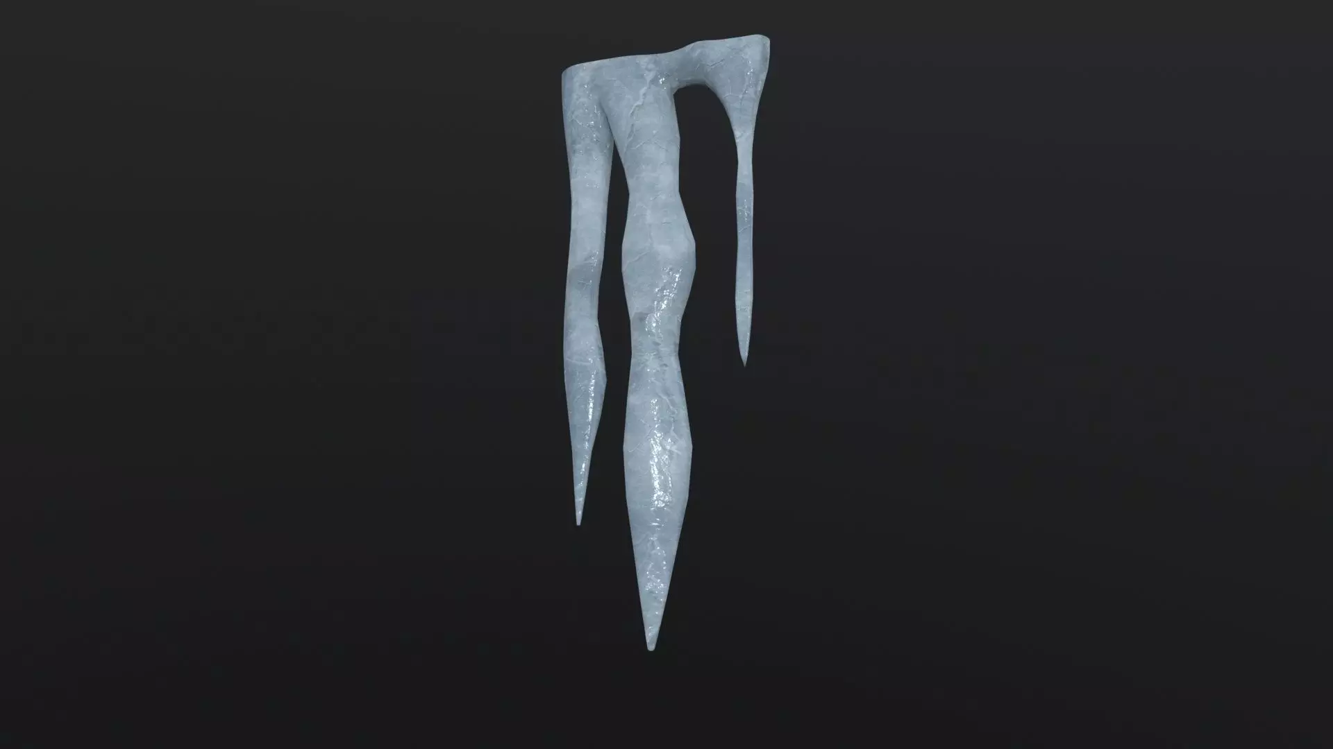 Icicle 3D Model Low-poly 3D model_0