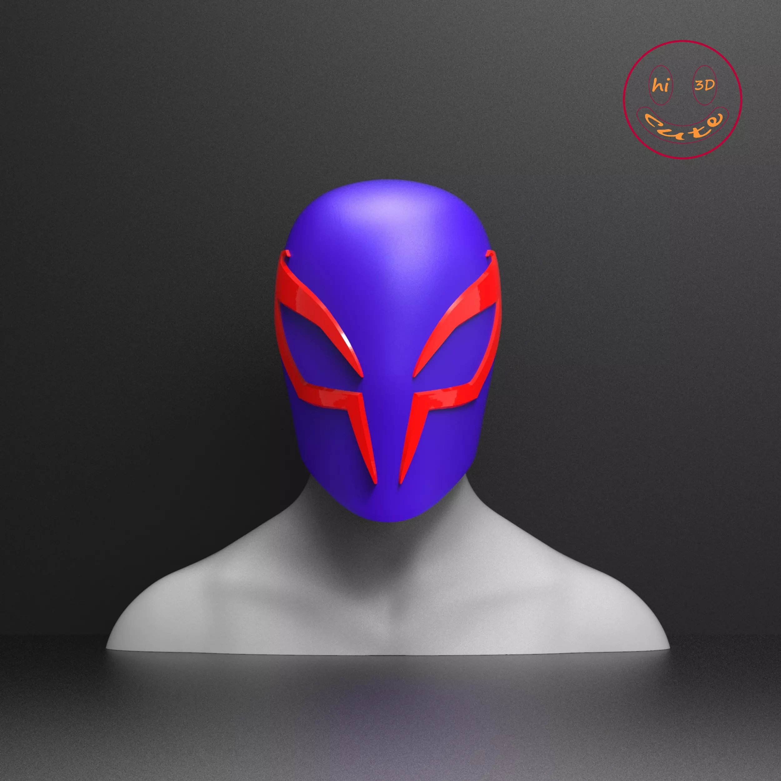 SPIDER MAN 2099 MASK 3D print model