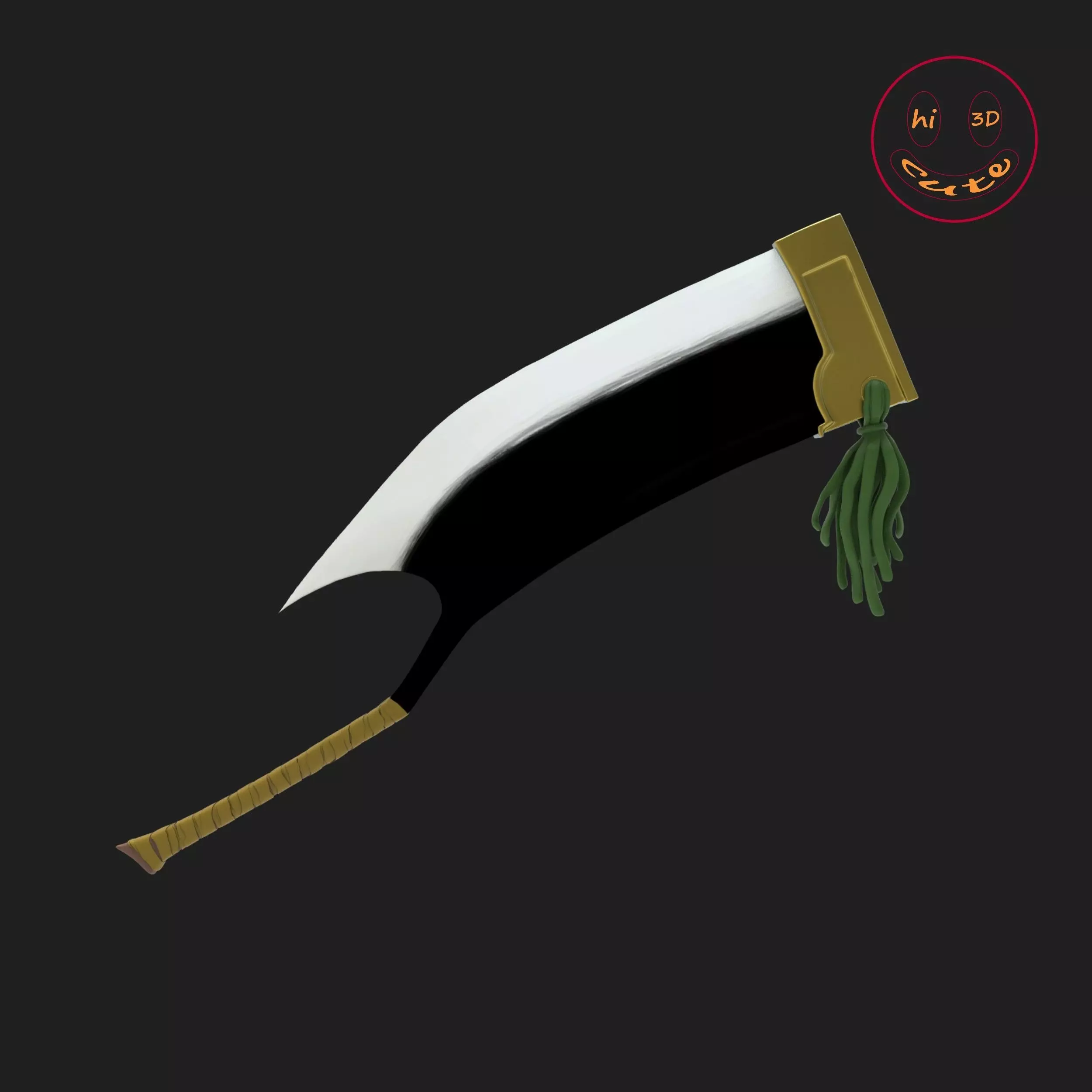 BLEACH ZARAKI KENPACHI NOZARASHI 3D print model_0