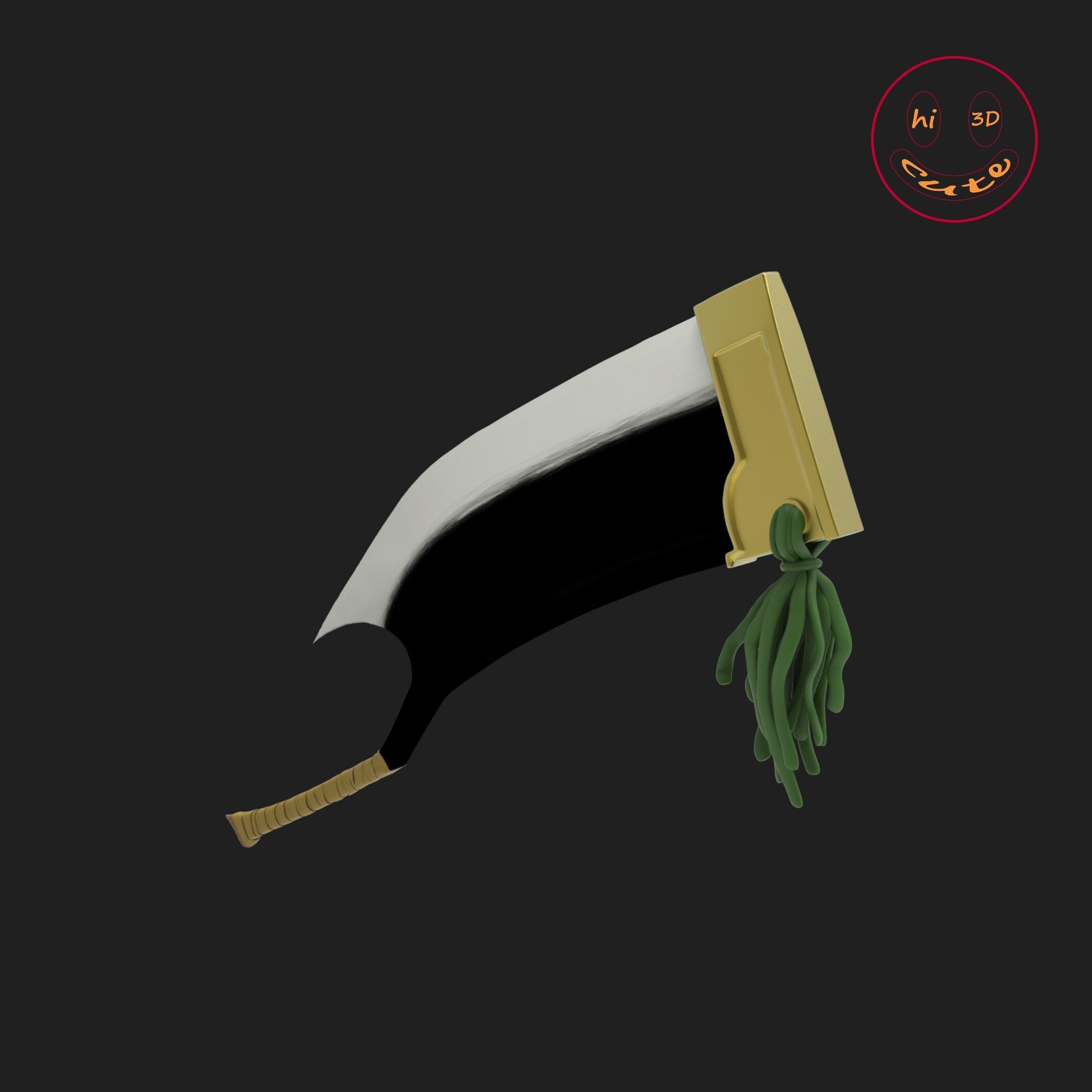 BLEACH ZARAKI KENPACHI NOZARASHI 3D print model_2