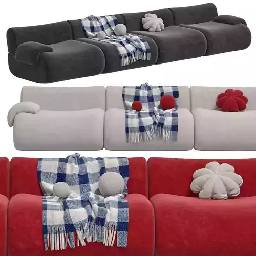 Modular Sofa And Armchair Jardan Furneture Lemmy 3D model