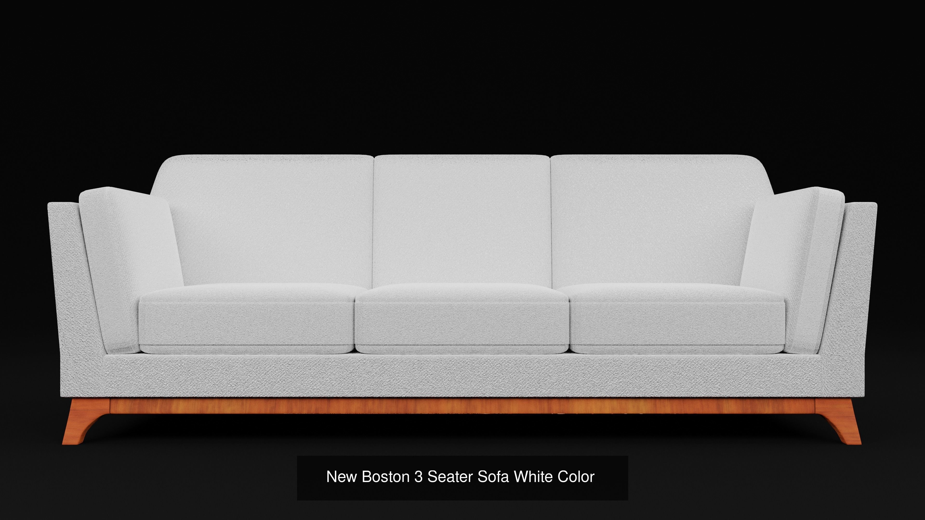 New 3D Boston 3 Seater Sofas Set 5 Models 3D Model Collection_5