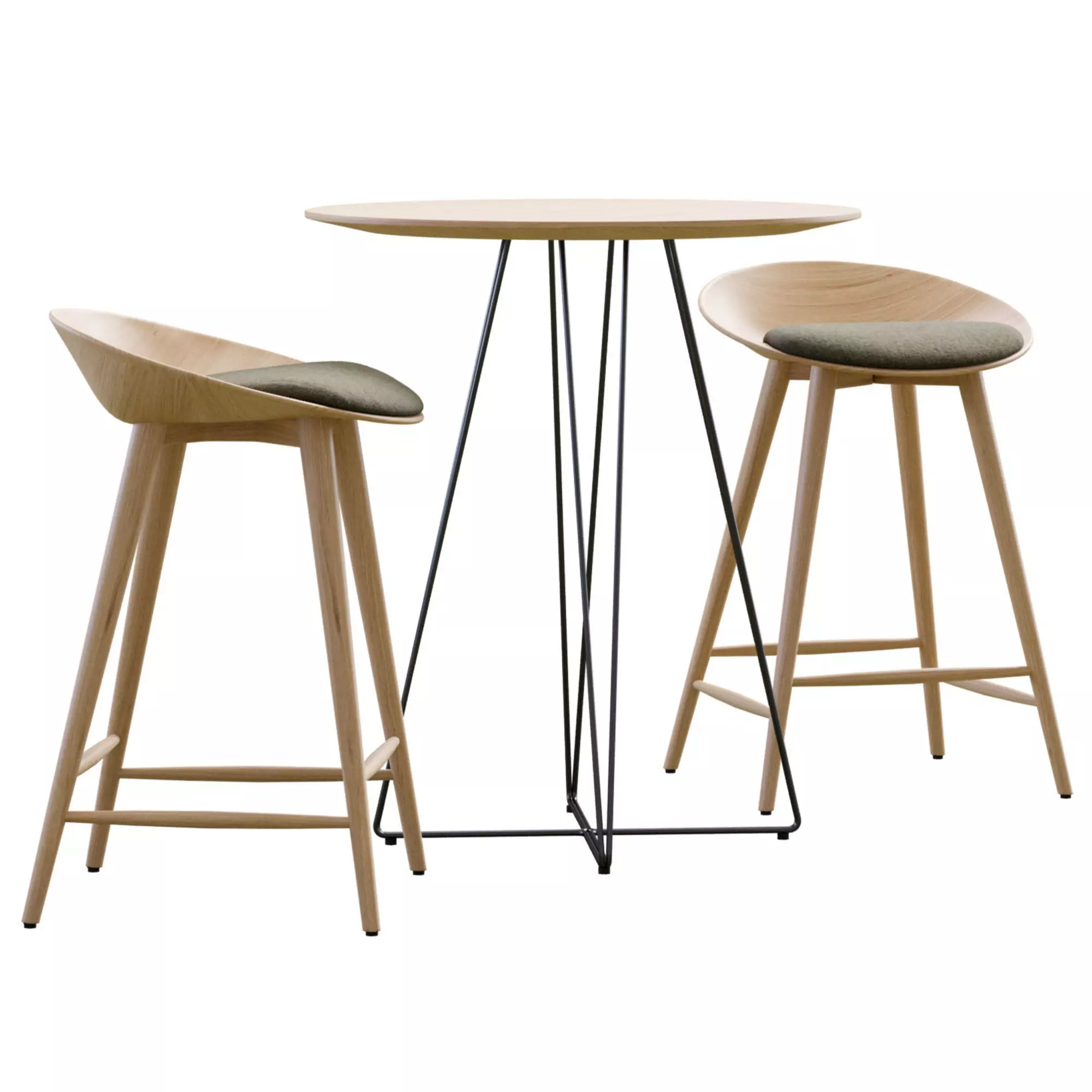 Muse Barstool By Davis 3D model_0