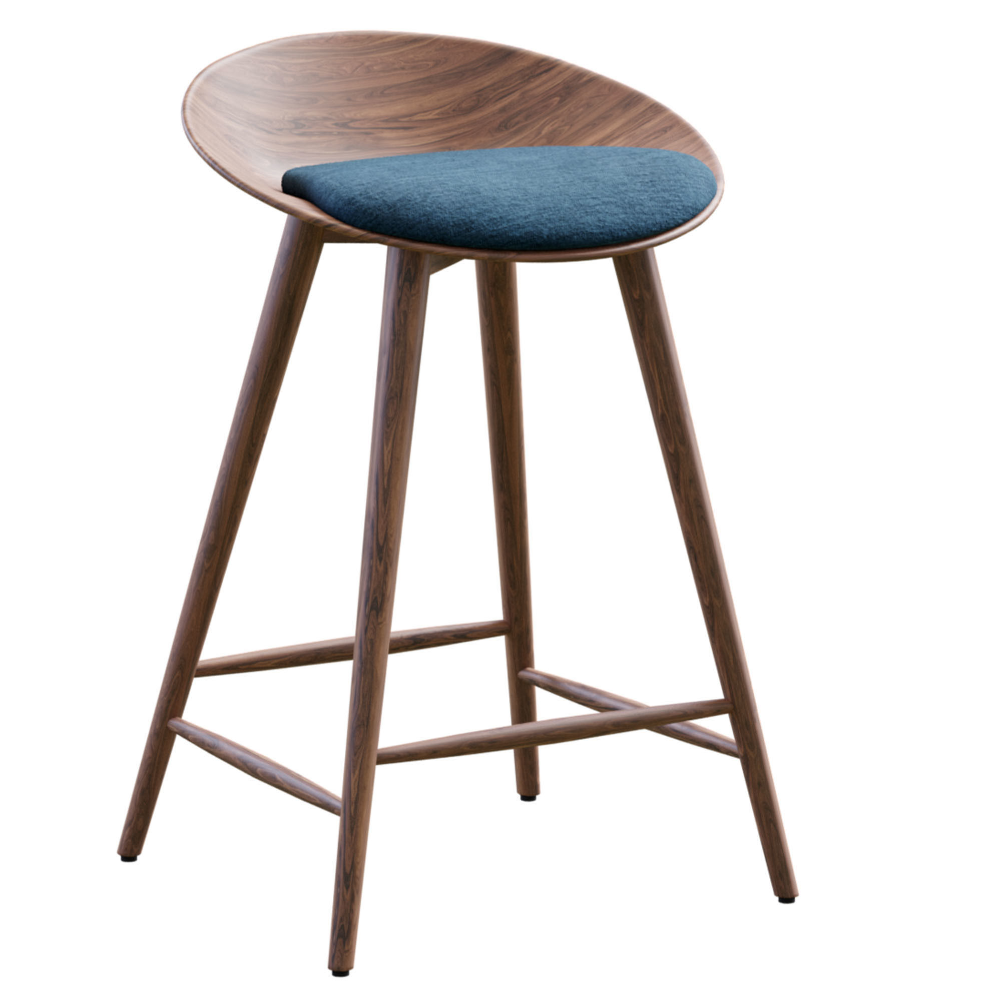 Muse Barstool By Davis 3D model_1