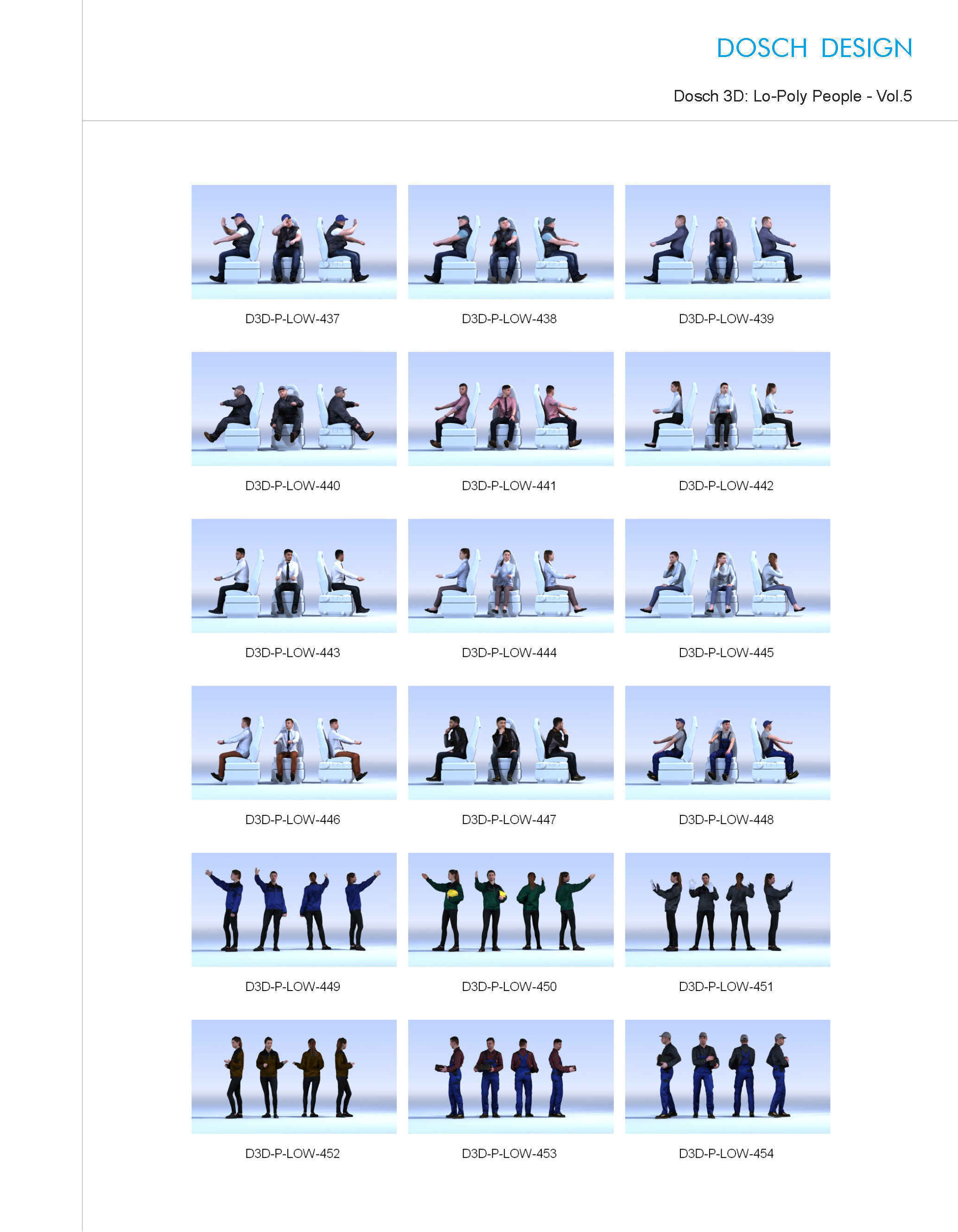 DOSCH 3D - LO-POLY PEOPLE VOL 5 3D model_3