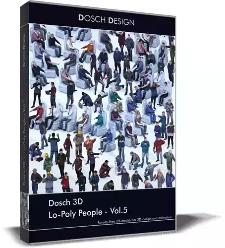 DOSCH 3D - LO-POLY PEOPLE VOL 5