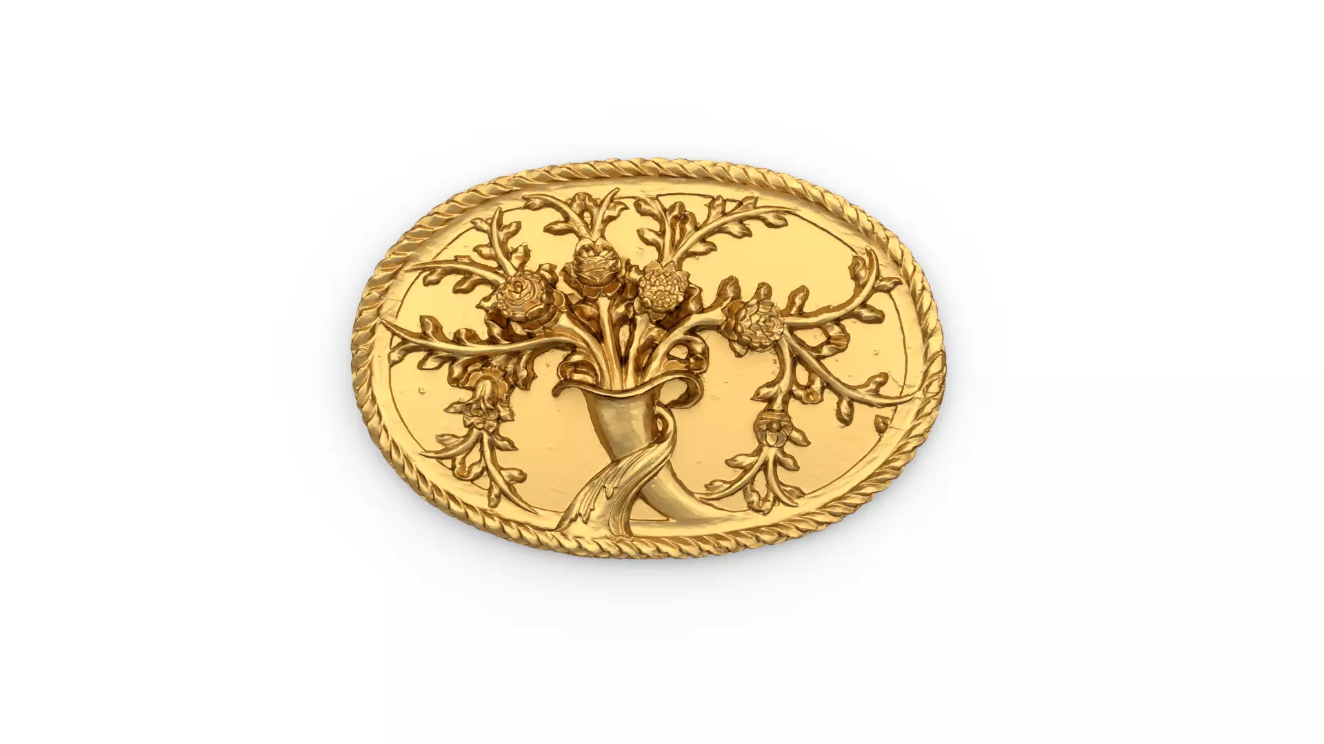 Classic carved decor ornament 404 3D model